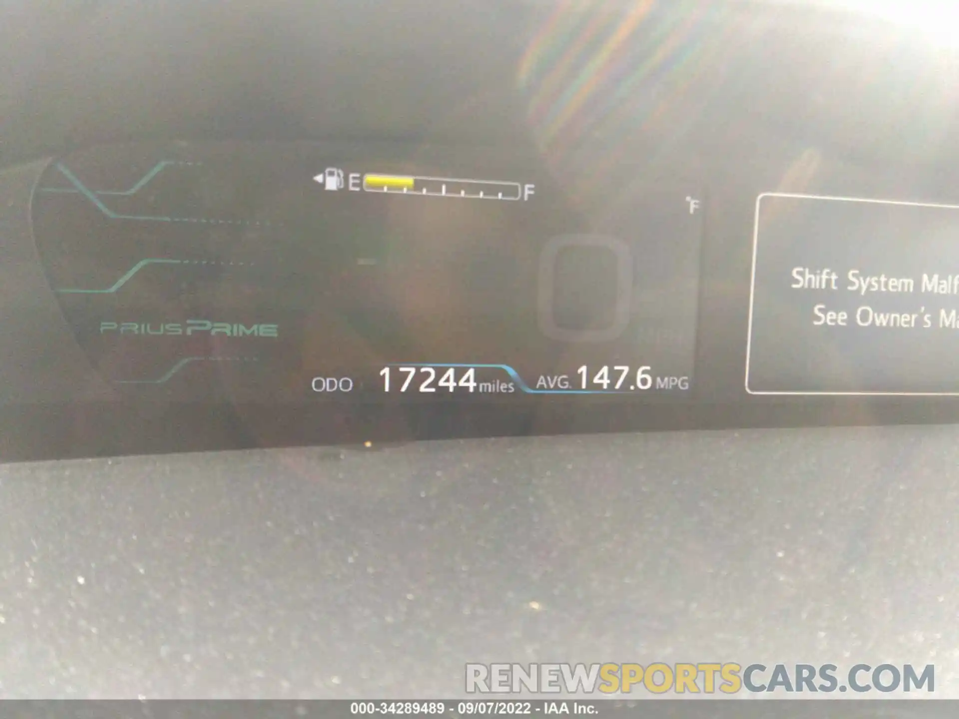 7 Photograph of a damaged car JTDKARFP6K3111491 TOYOTA PRIUS PRIME 2019