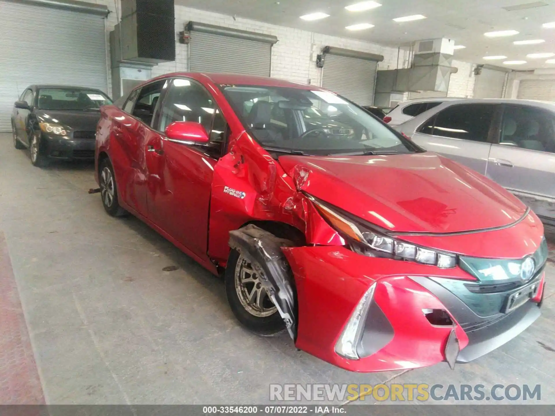 6 Photograph of a damaged car JTDKARFP6K3112575 TOYOTA PRIUS PRIME 2019