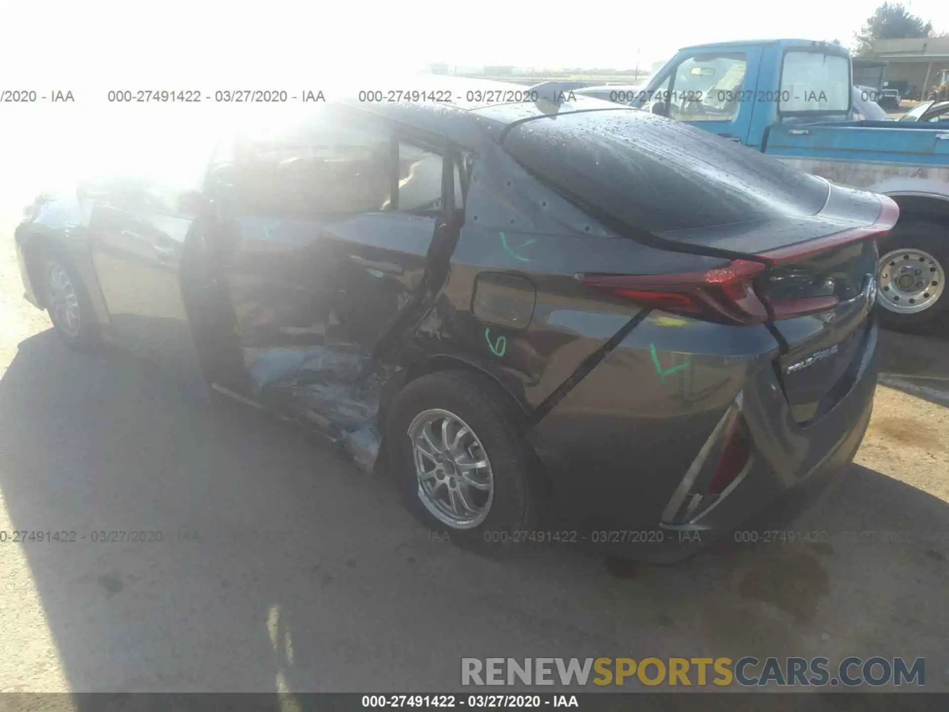 6 Photograph of a damaged car JTDKARFP6K3113533 TOYOTA PRIUS PRIME 2019