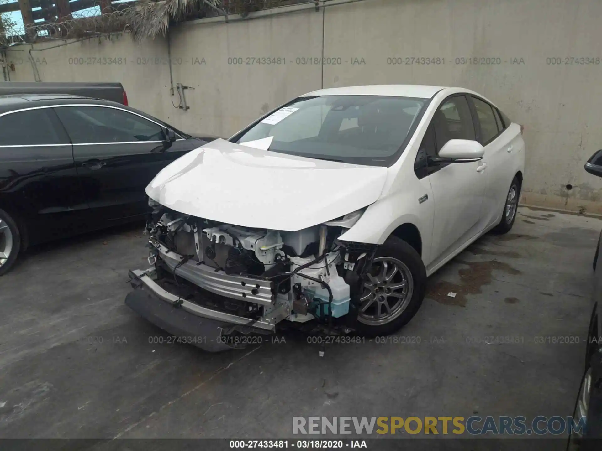 2 Photograph of a damaged car JTDKARFP6K3118246 TOYOTA PRIUS PRIME 2019
