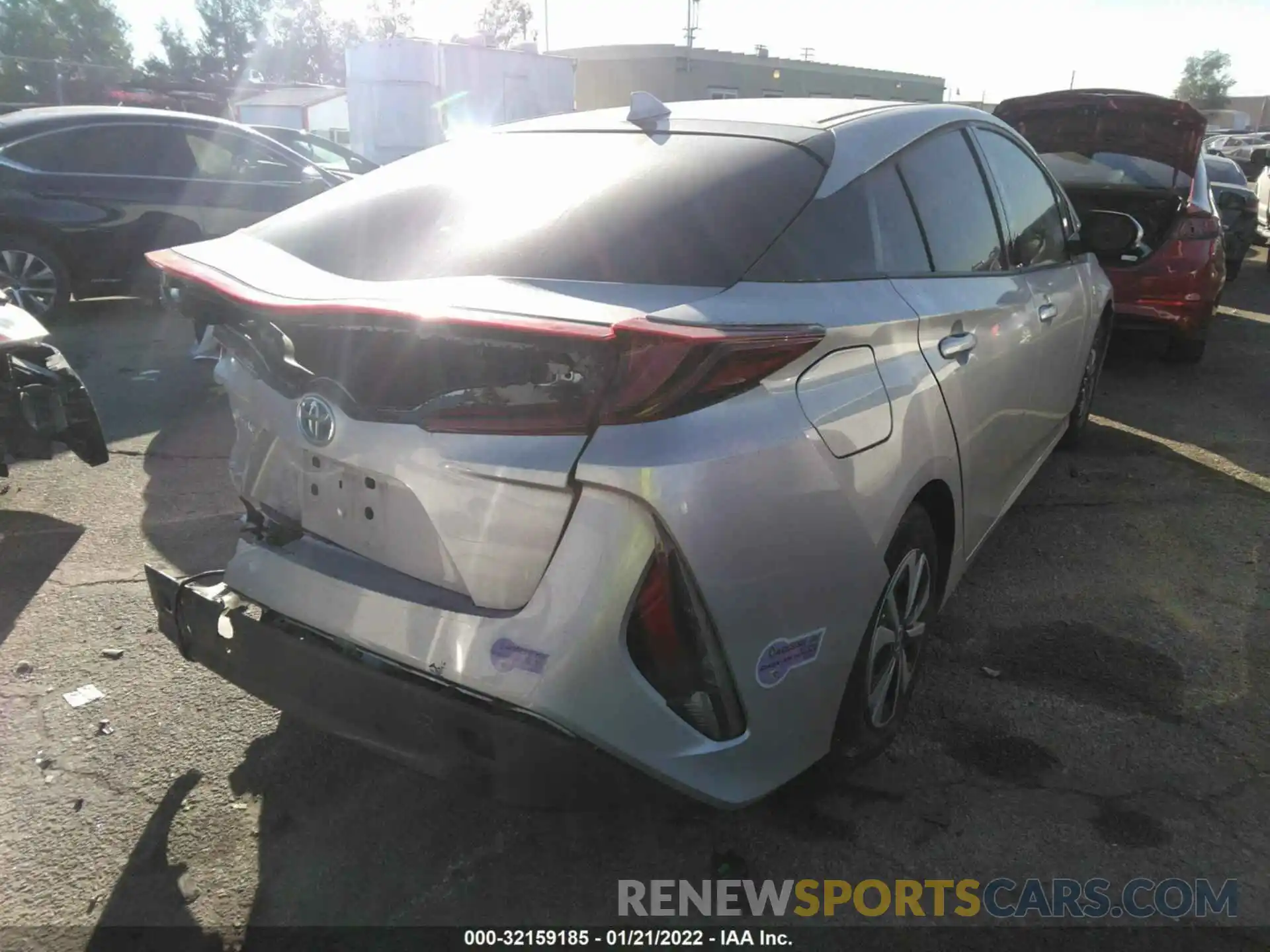 3 Photograph of a damaged car JTDKARFP6K3118988 TOYOTA PRIUS PRIME 2019