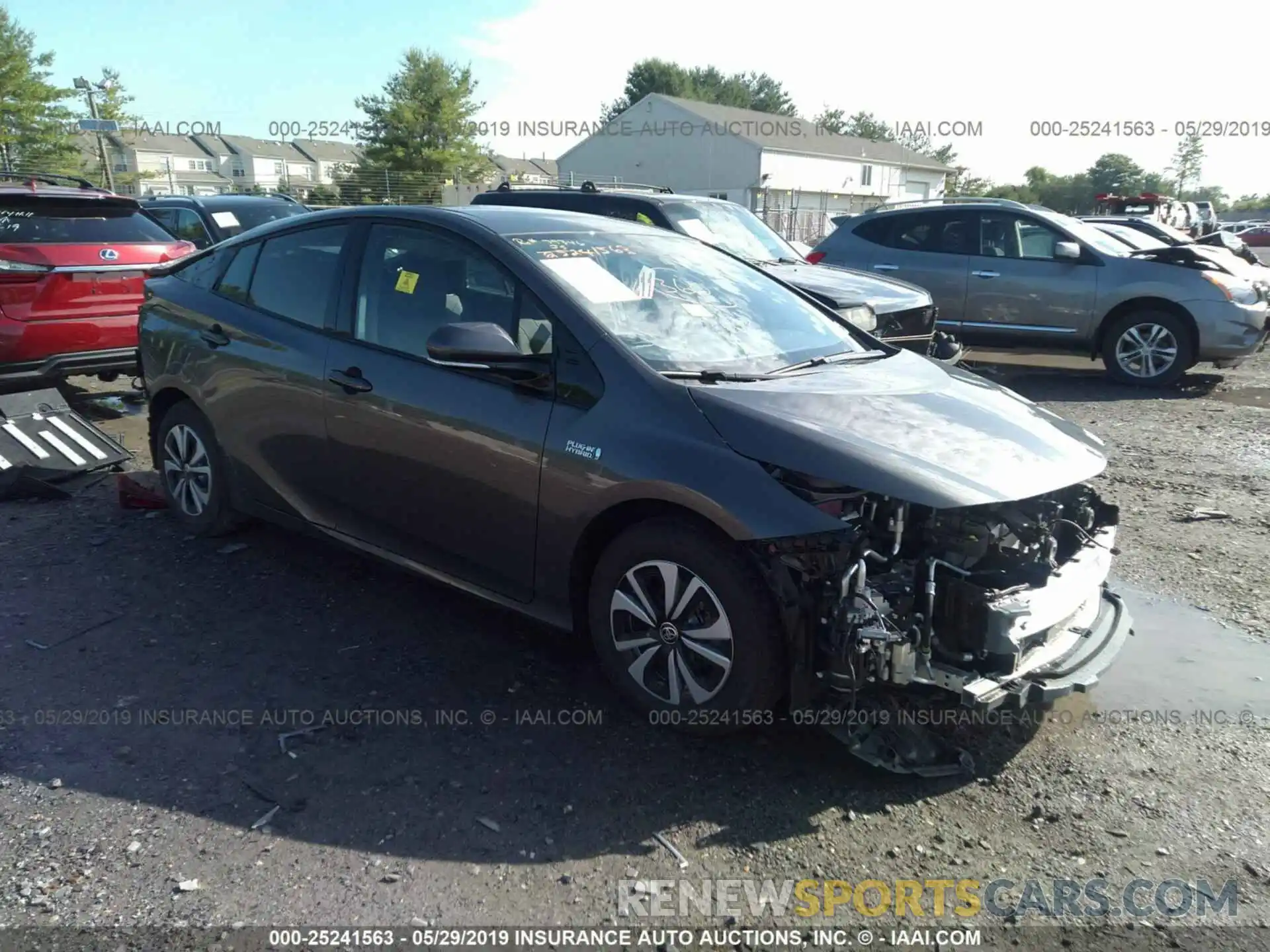 1 Photograph of a damaged car JTDKARFP7K3107790 TOYOTA PRIUS PRIME 2019