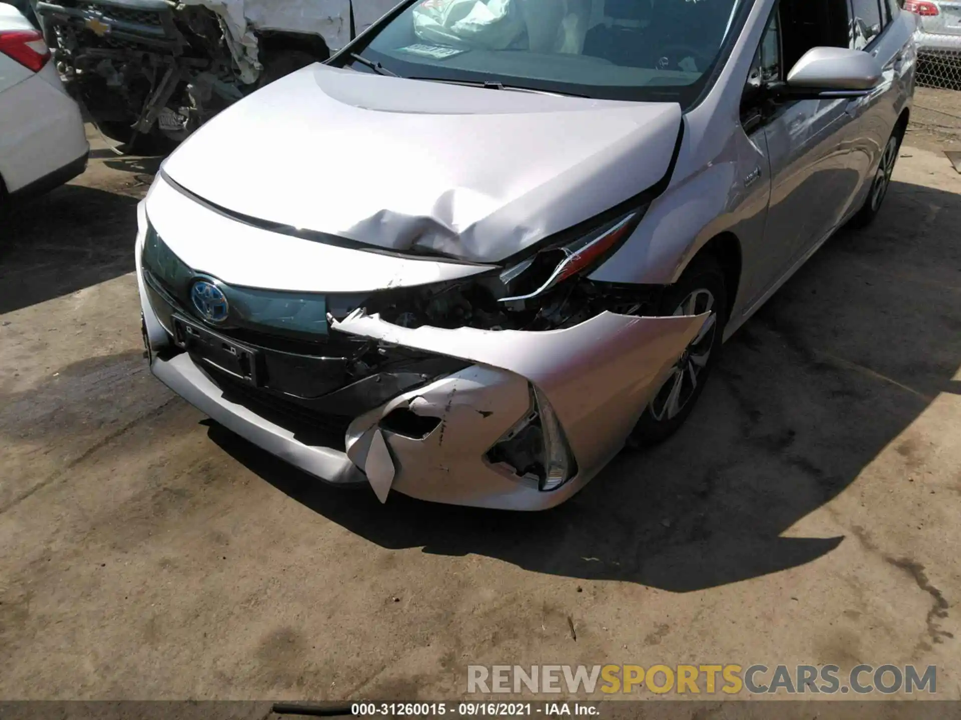 6 Photograph of a damaged car JTDKARFP7K3109457 TOYOTA PRIUS PRIME 2019