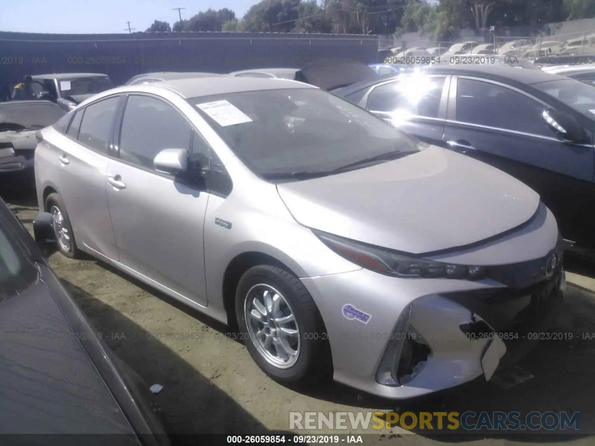 1 Photograph of a damaged car JTDKARFP7K3109832 TOYOTA PRIUS PRIME 2019