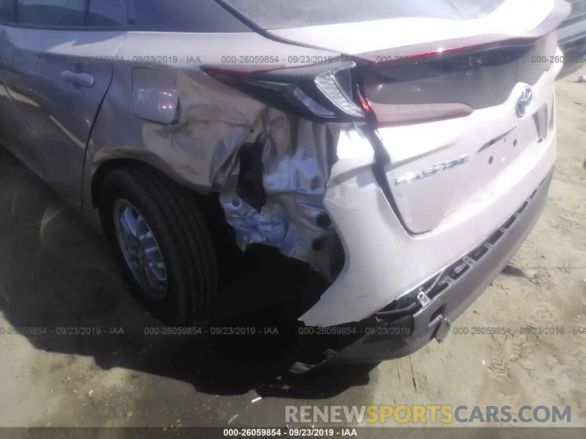 6 Photograph of a damaged car JTDKARFP7K3109832 TOYOTA PRIUS PRIME 2019