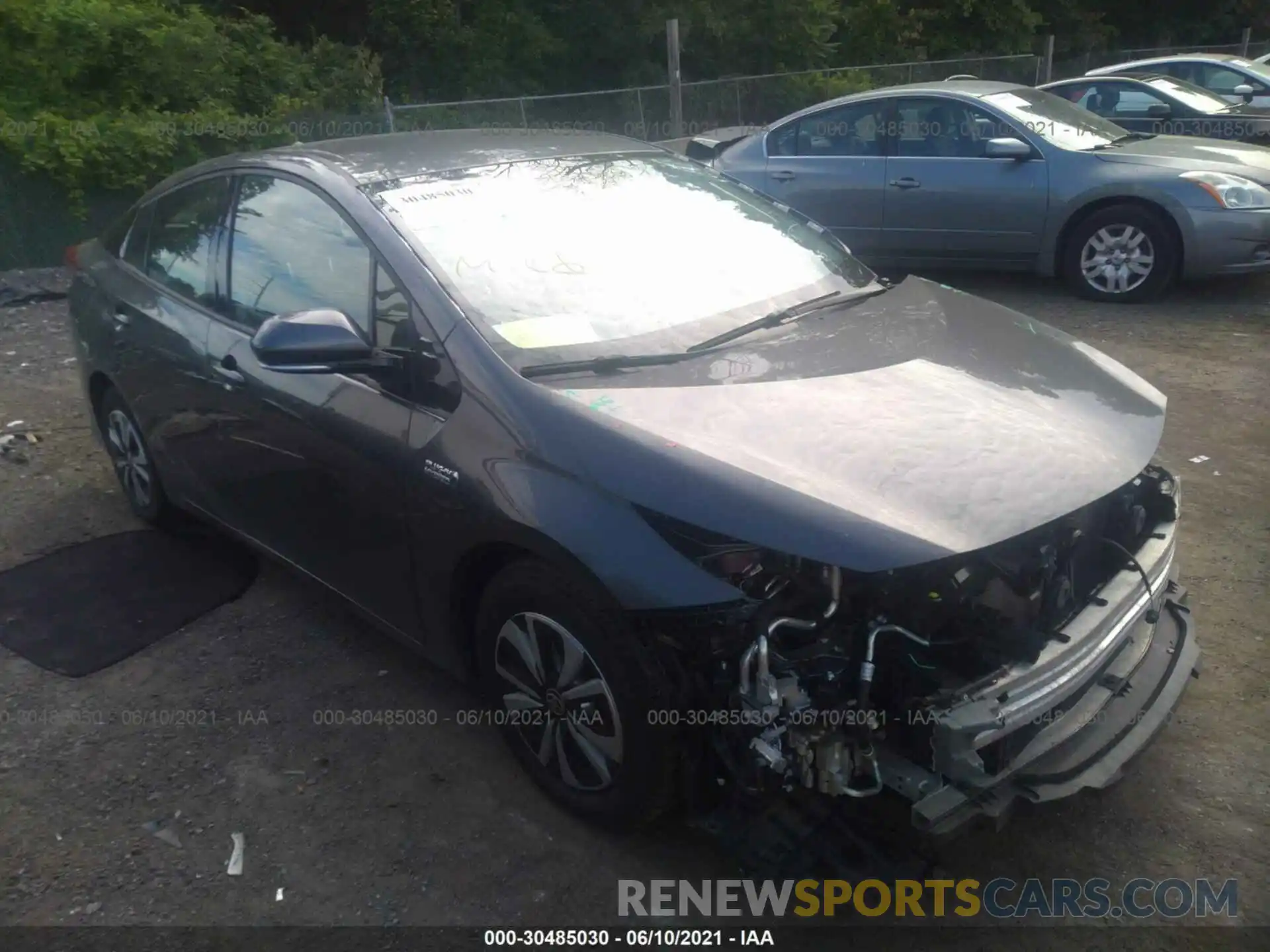 1 Photograph of a damaged car JTDKARFP7K3111712 TOYOTA PRIUS PRIME 2019