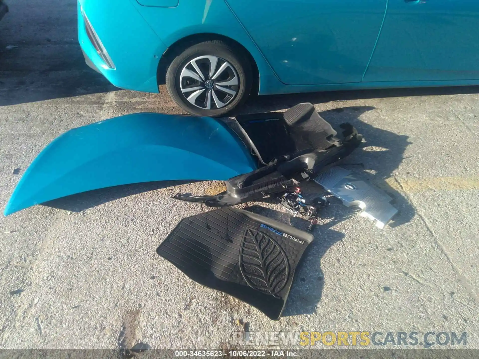 12 Photograph of a damaged car JTDKARFP7K3112200 TOYOTA PRIUS PRIME 2019