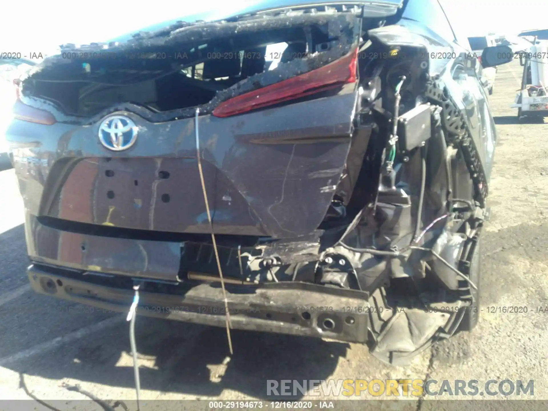 6 Photograph of a damaged car JTDKARFP7K3115274 TOYOTA PRIUS PRIME 2019