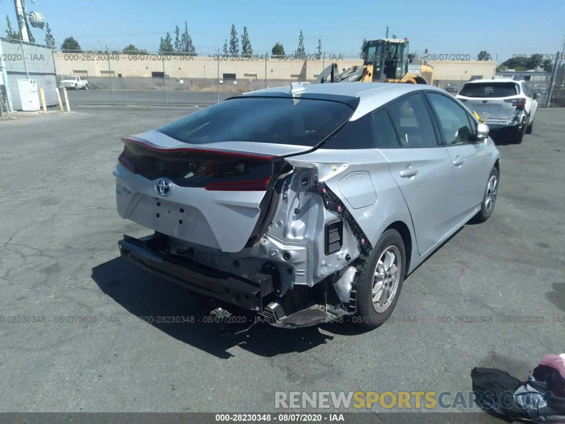 4 Photograph of a damaged car JTDKARFP7K3116019 TOYOTA PRIUS PRIME 2019