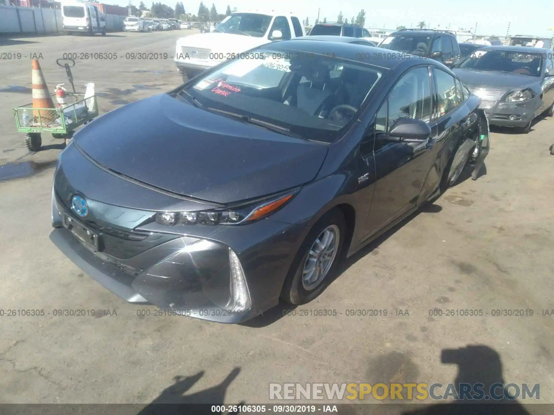 2 Photograph of a damaged car JTDKARFP7K3116263 TOYOTA PRIUS PRIME 2019