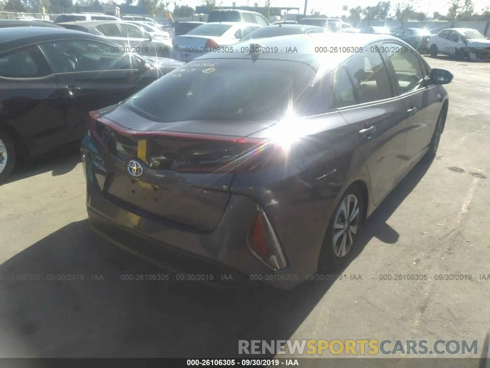 4 Photograph of a damaged car JTDKARFP7K3116263 TOYOTA PRIUS PRIME 2019