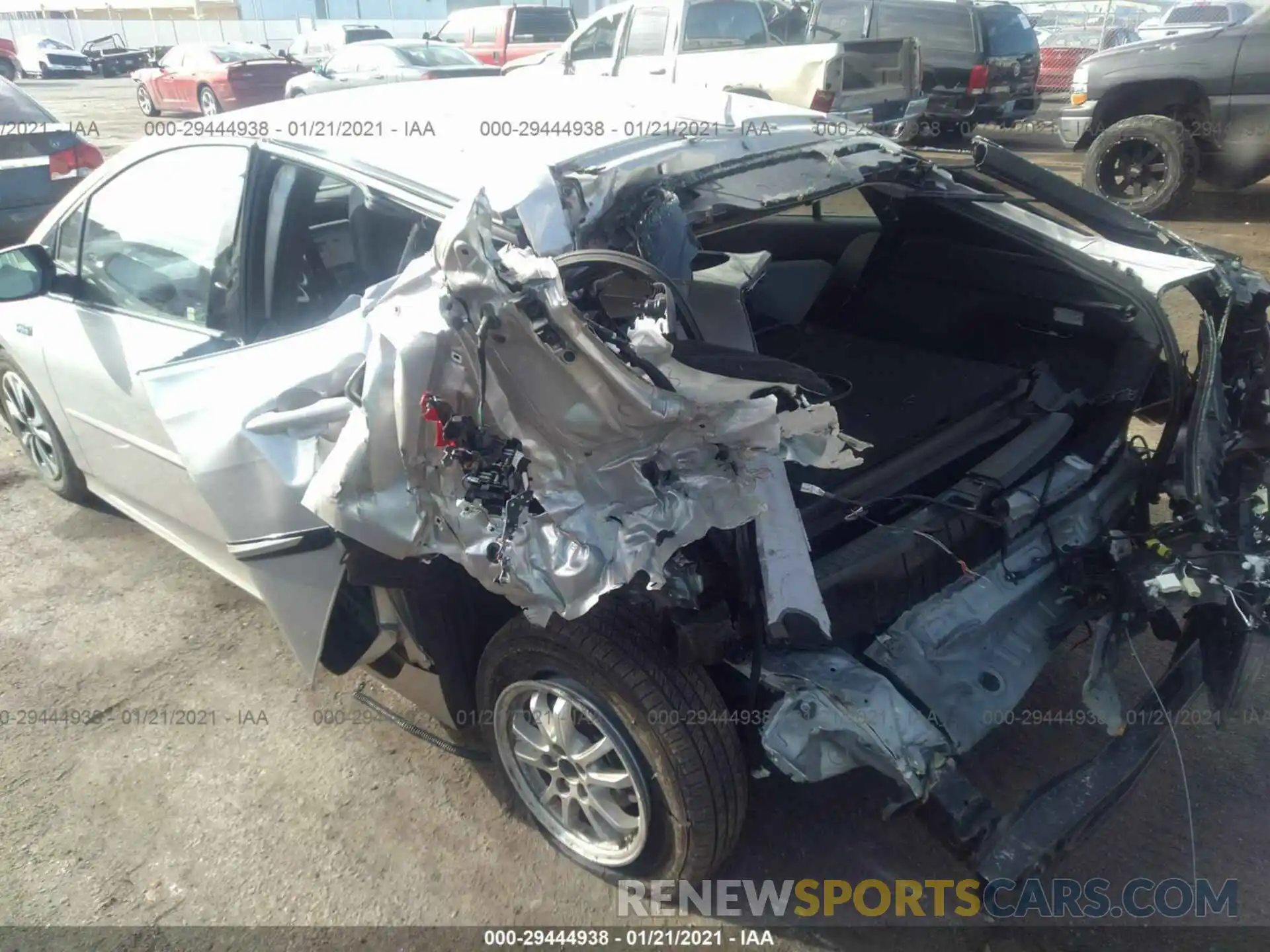 6 Photograph of a damaged car JTDKARFP7K3117137 TOYOTA PRIUS PRIME 2019