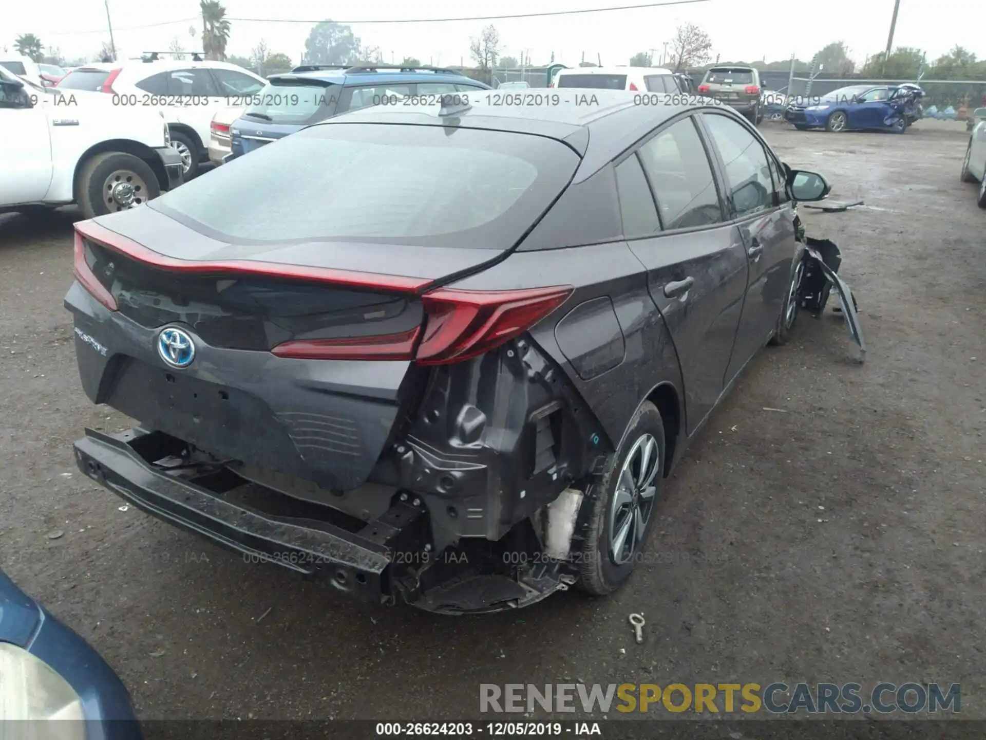 4 Photograph of a damaged car JTDKARFP7K3117686 TOYOTA PRIUS PRIME 2019