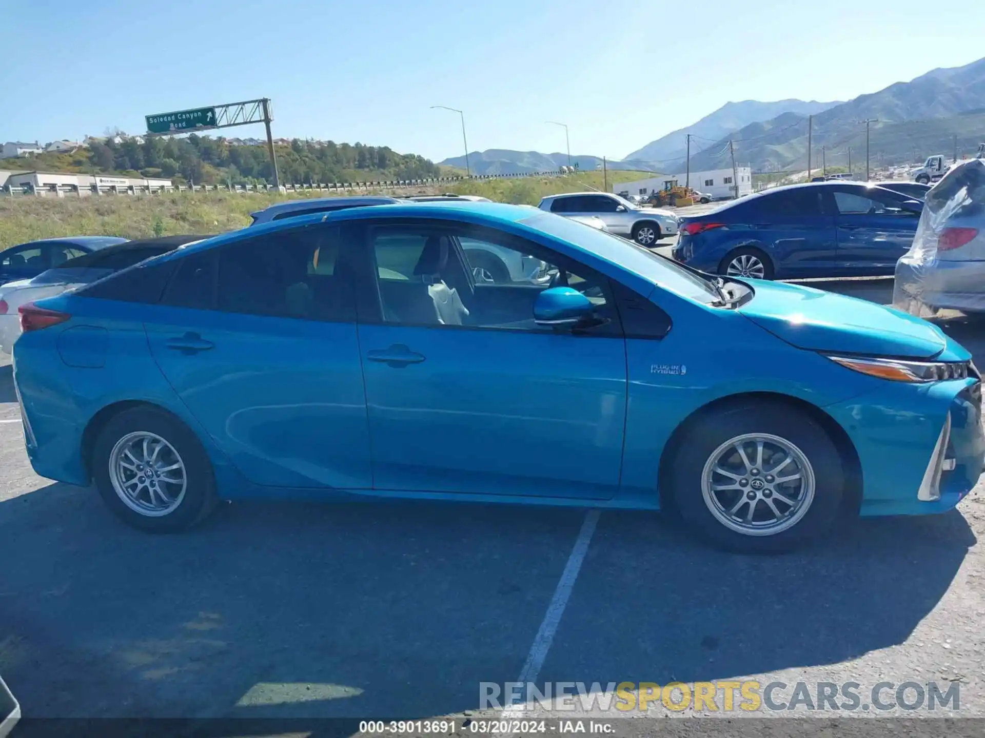 13 Photograph of a damaged car JTDKARFP8K3105711 TOYOTA PRIUS PRIME 2019