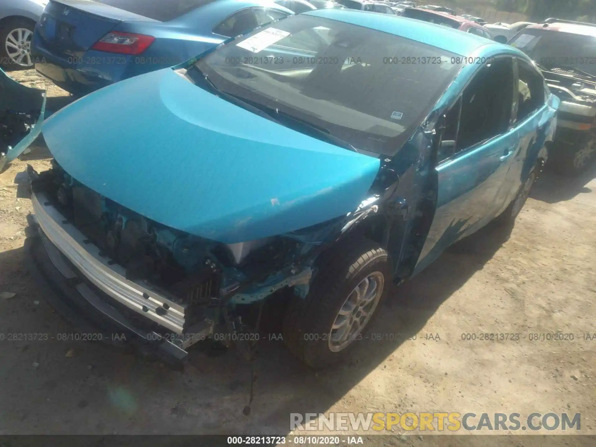 2 Фотография поврежденного автомобиля JTDKARFP8K3107541 TOYOTA PRIUS PRIME 2019