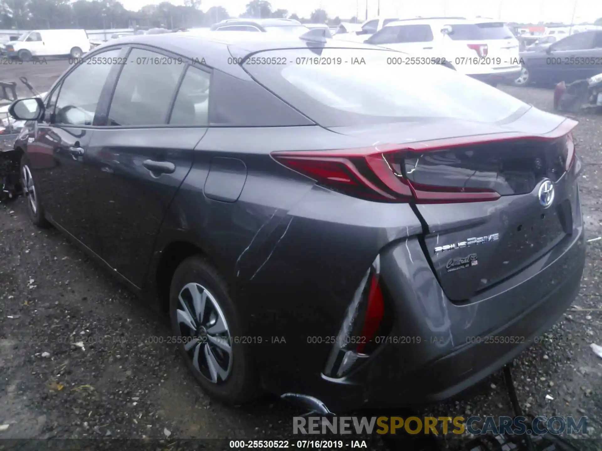 3 Photograph of a damaged car JTDKARFP8K3110360 TOYOTA PRIUS PRIME 2019