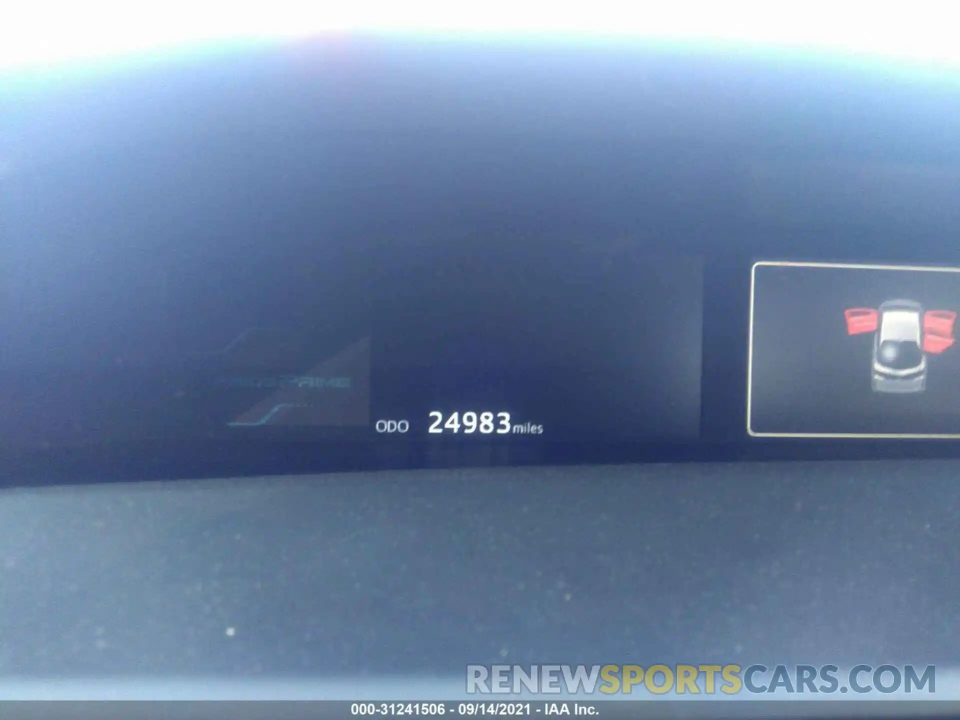 7 Photograph of a damaged car JTDKARFP8K3110374 TOYOTA PRIUS PRIME 2019