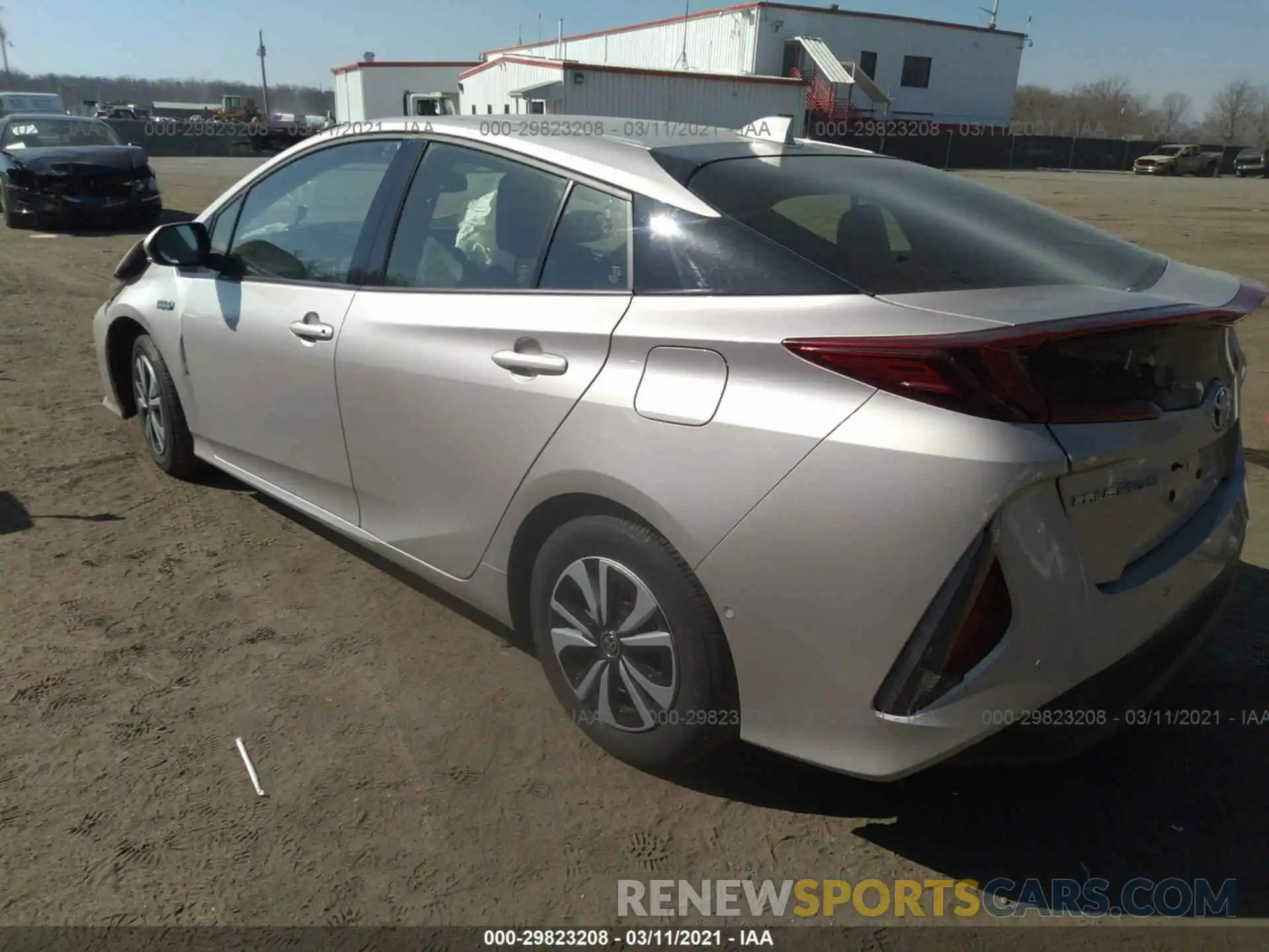 3 Photograph of a damaged car JTDKARFP8K3111010 TOYOTA PRIUS PRIME 2019