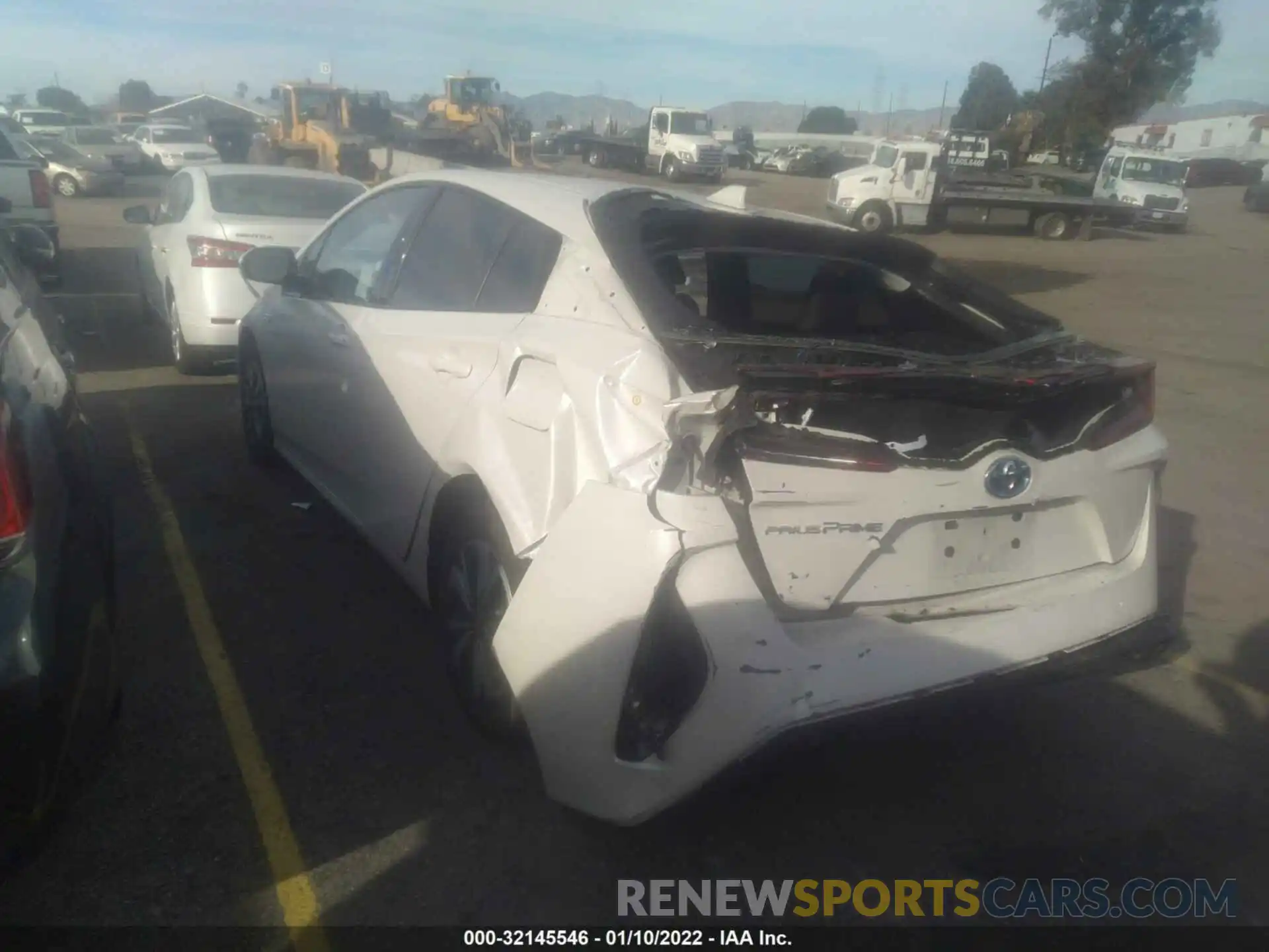 3 Photograph of a damaged car JTDKARFP8K3112013 TOYOTA PRIUS PRIME 2019