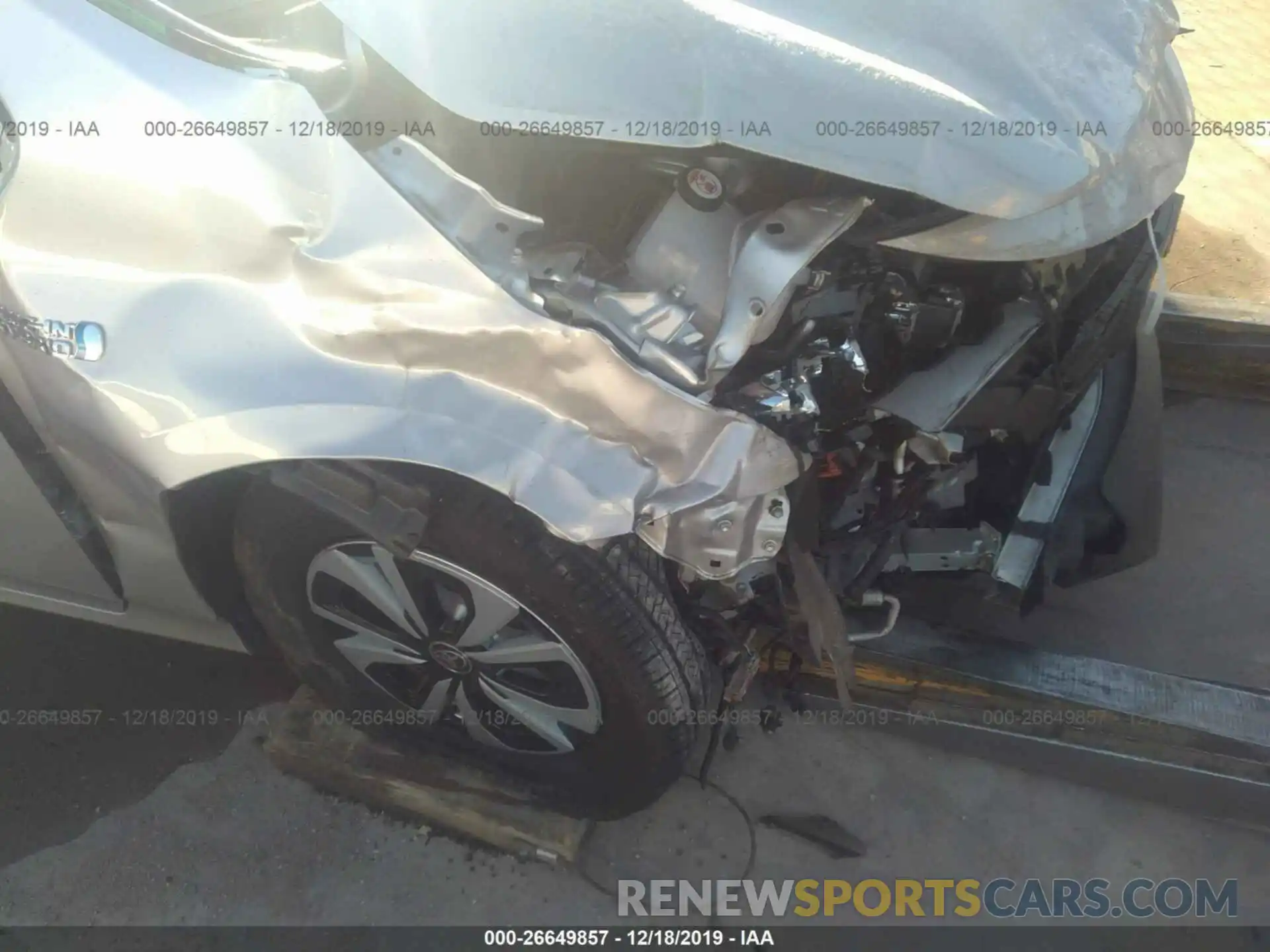 6 Фотография поврежденного автомобиля JTDKARFP8K3115073 TOYOTA PRIUS PRIME 2019