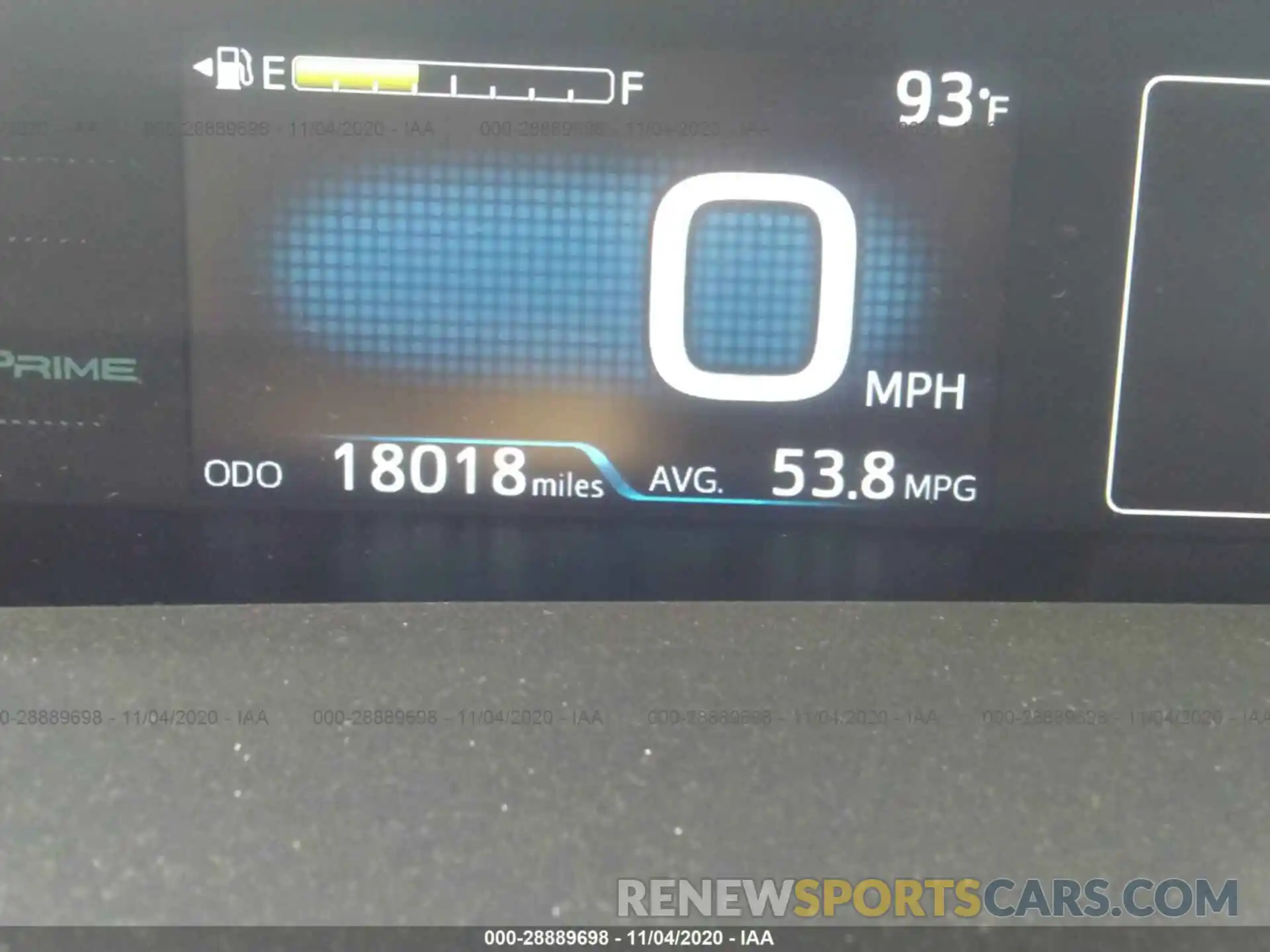 6 Photograph of a damaged car JTDKARFP8K3116742 TOYOTA PRIUS PRIME 2019