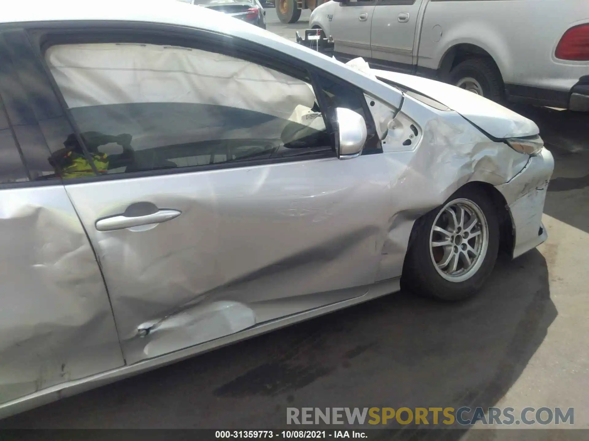 6 Photograph of a damaged car JTDKARFP8K3117955 TOYOTA PRIUS PRIME 2019