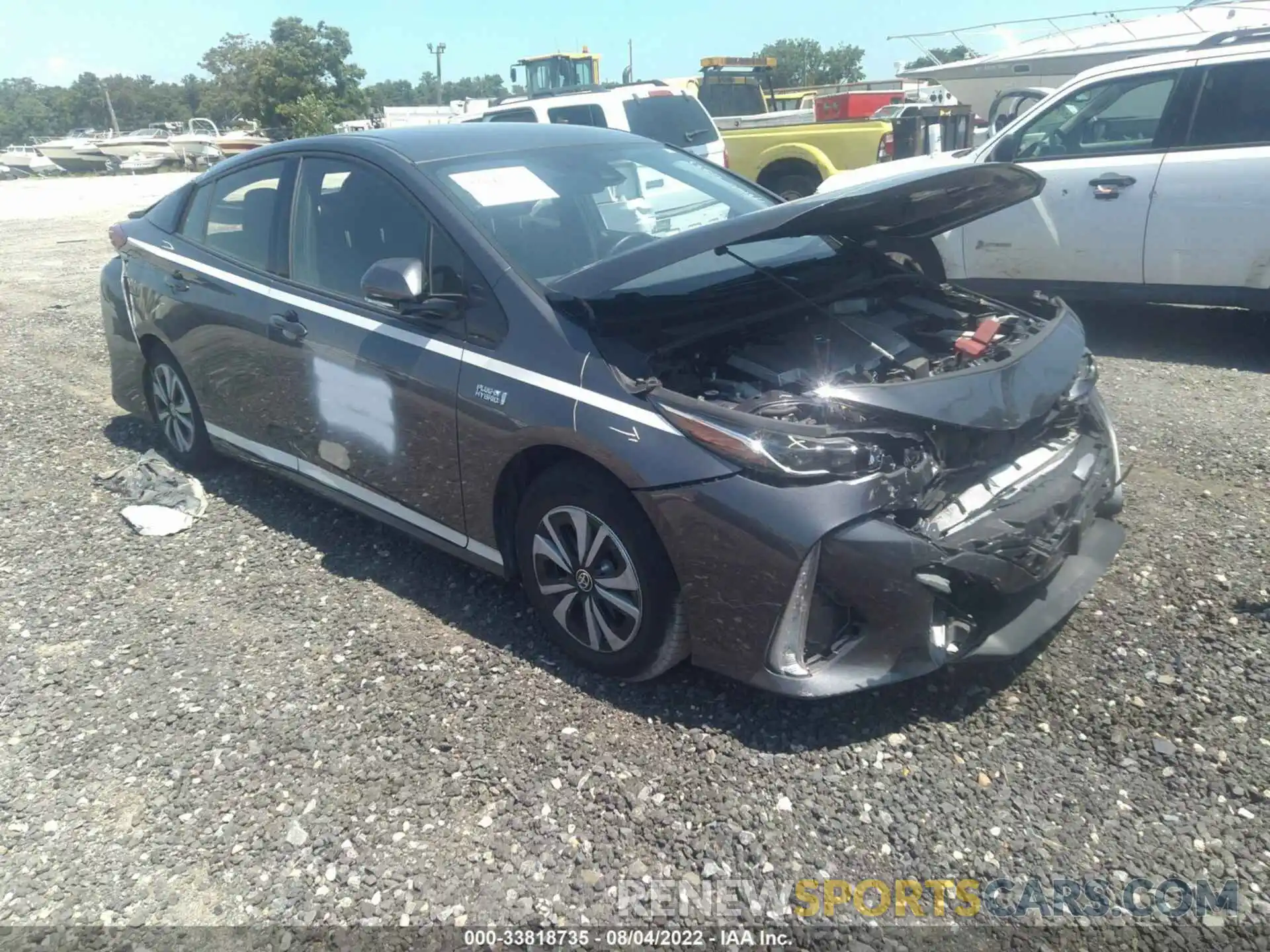 1 Photograph of a damaged car JTDKARFP8K3118460 TOYOTA PRIUS PRIME 2019