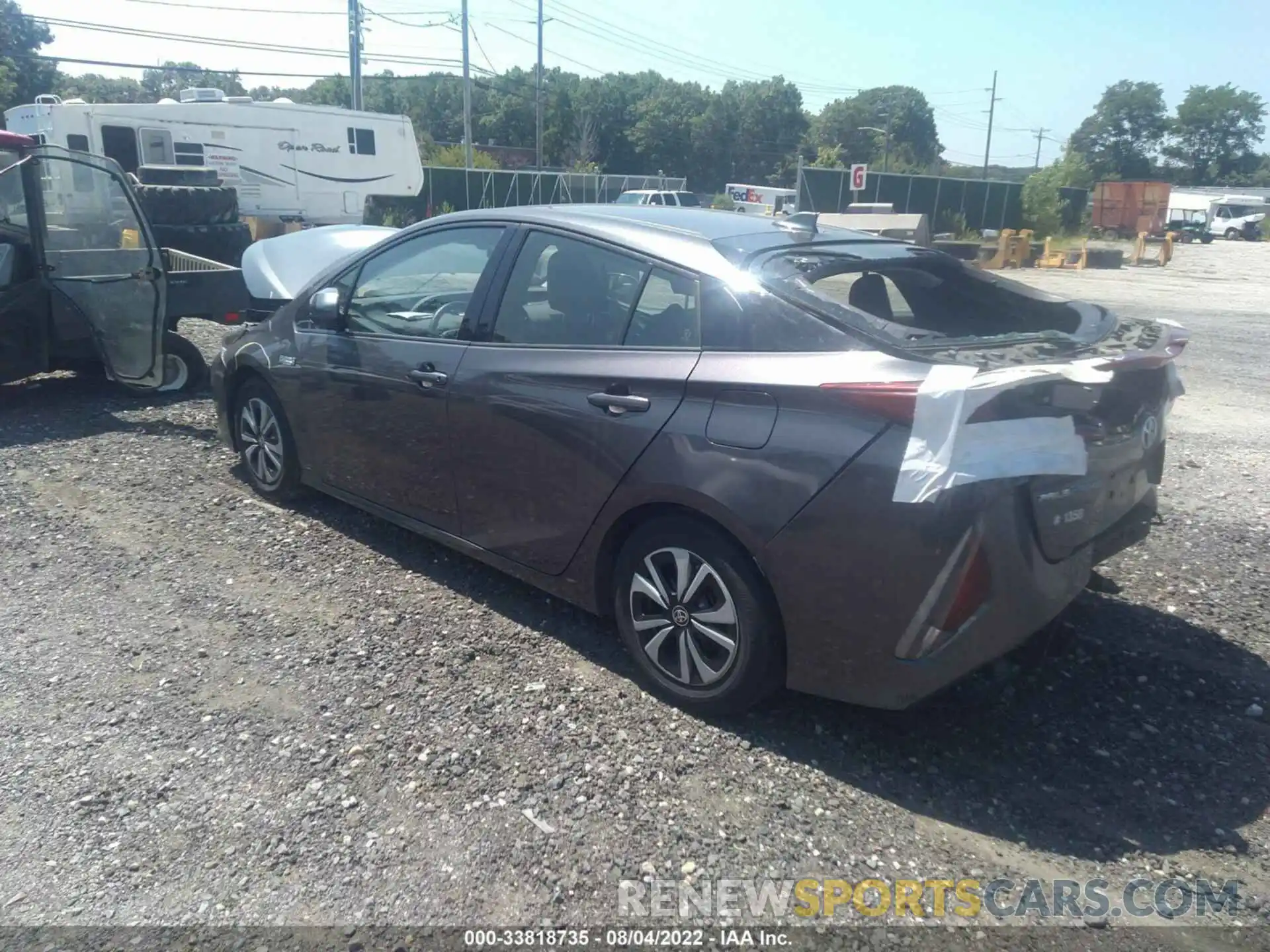 3 Photograph of a damaged car JTDKARFP8K3118460 TOYOTA PRIUS PRIME 2019