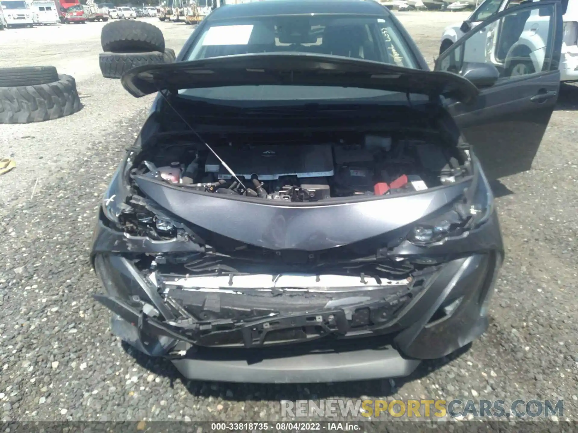 6 Photograph of a damaged car JTDKARFP8K3118460 TOYOTA PRIUS PRIME 2019