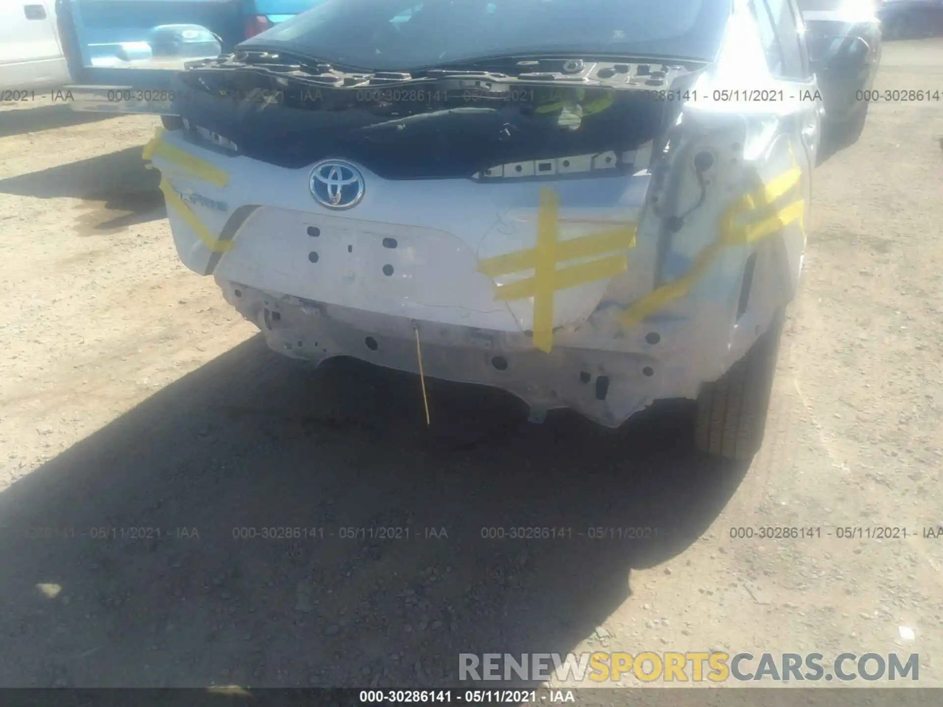 6 Photograph of a damaged car JTDKARFP9K3113493 TOYOTA PRIUS PRIME 2019