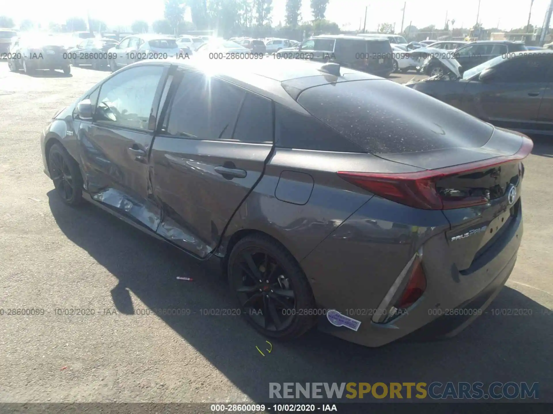 3 Photograph of a damaged car JTDKARFP9K3114157 TOYOTA PRIUS PRIME 2019