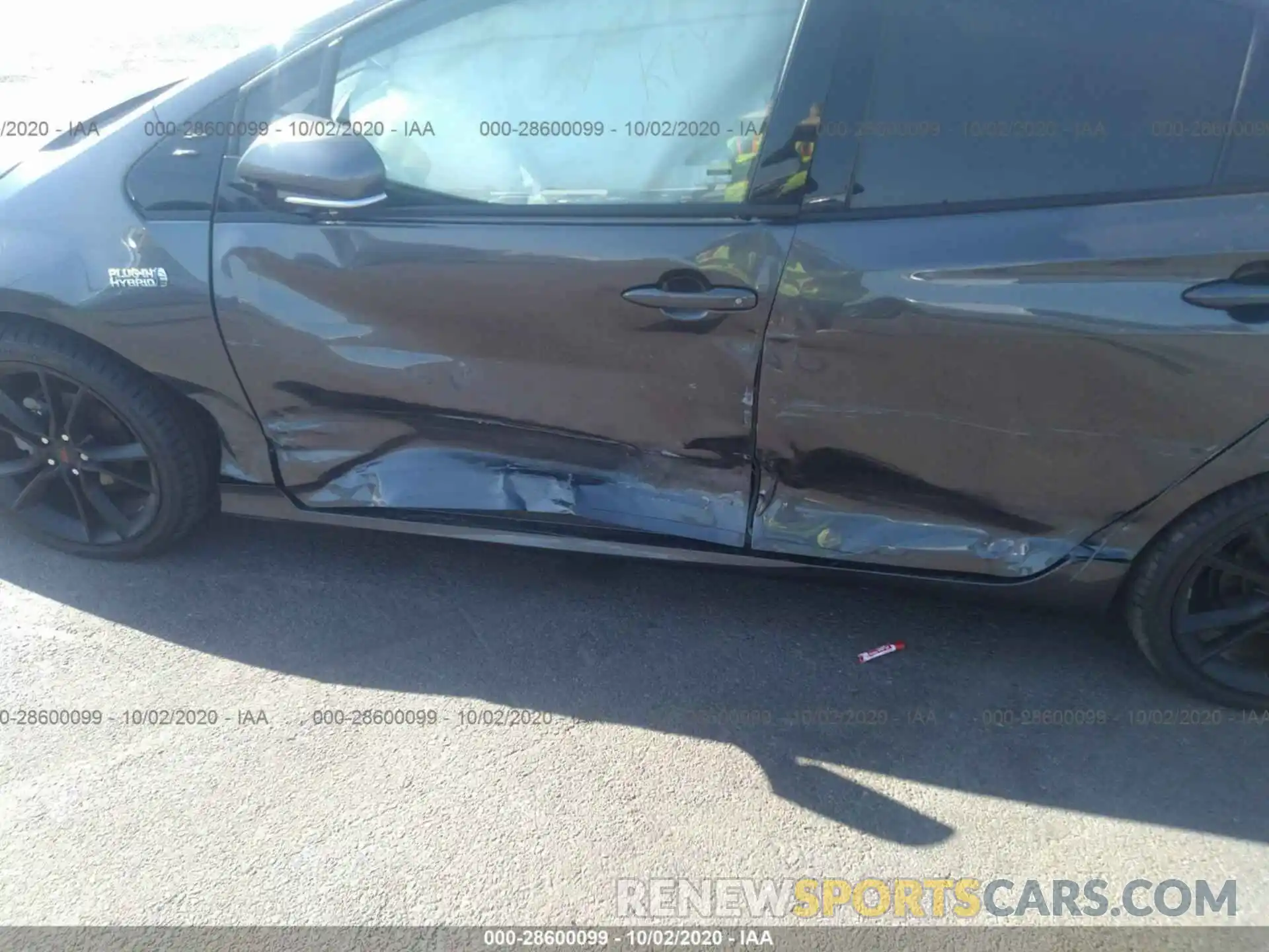 6 Фотография поврежденного автомобиля JTDKARFP9K3114157 TOYOTA PRIUS PRIME 2019