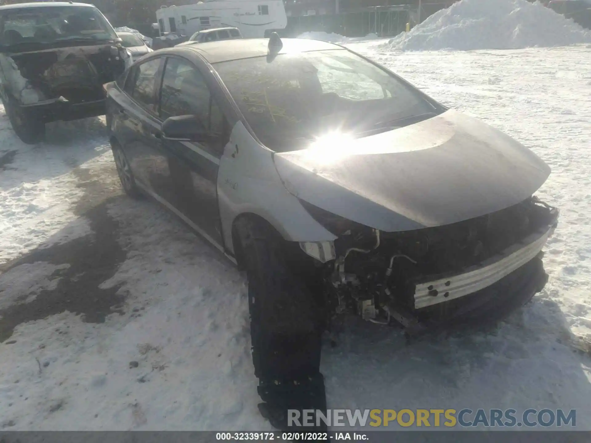 1 Photograph of a damaged car JTDKARFP9K3118838 TOYOTA PRIUS PRIME 2019