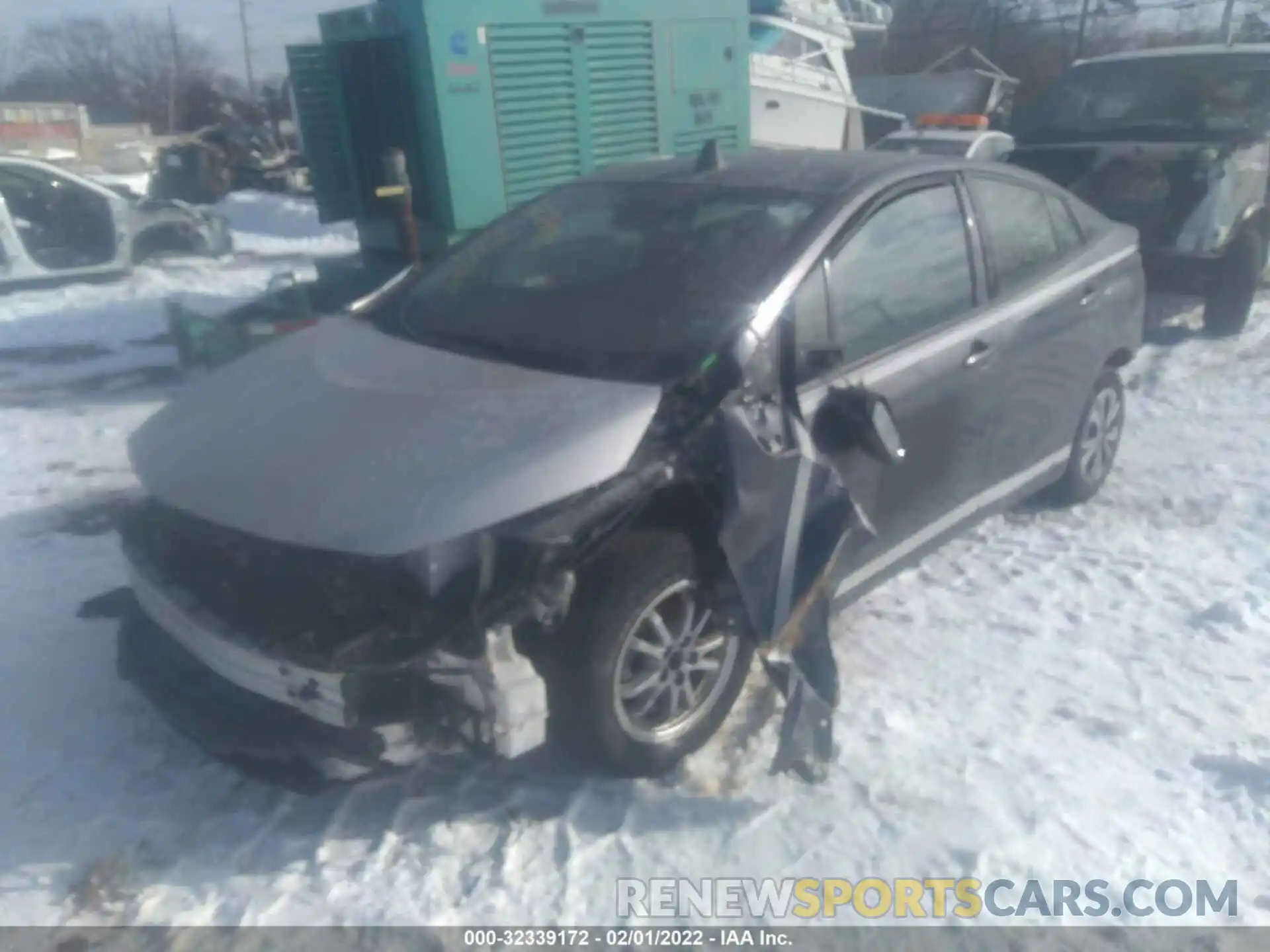 2 Photograph of a damaged car JTDKARFP9K3118838 TOYOTA PRIUS PRIME 2019