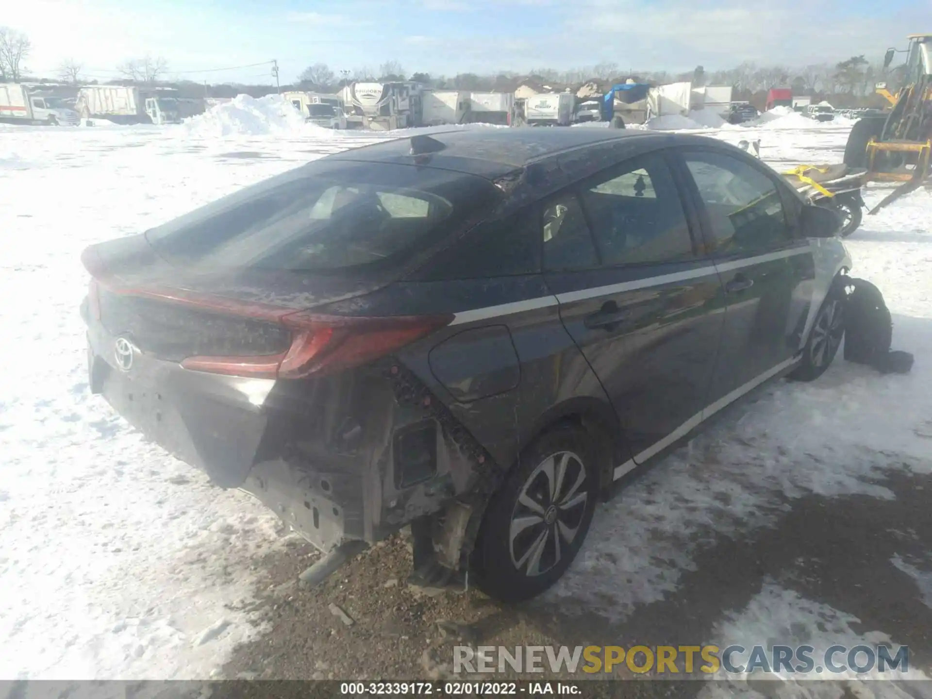 4 Photograph of a damaged car JTDKARFP9K3118838 TOYOTA PRIUS PRIME 2019