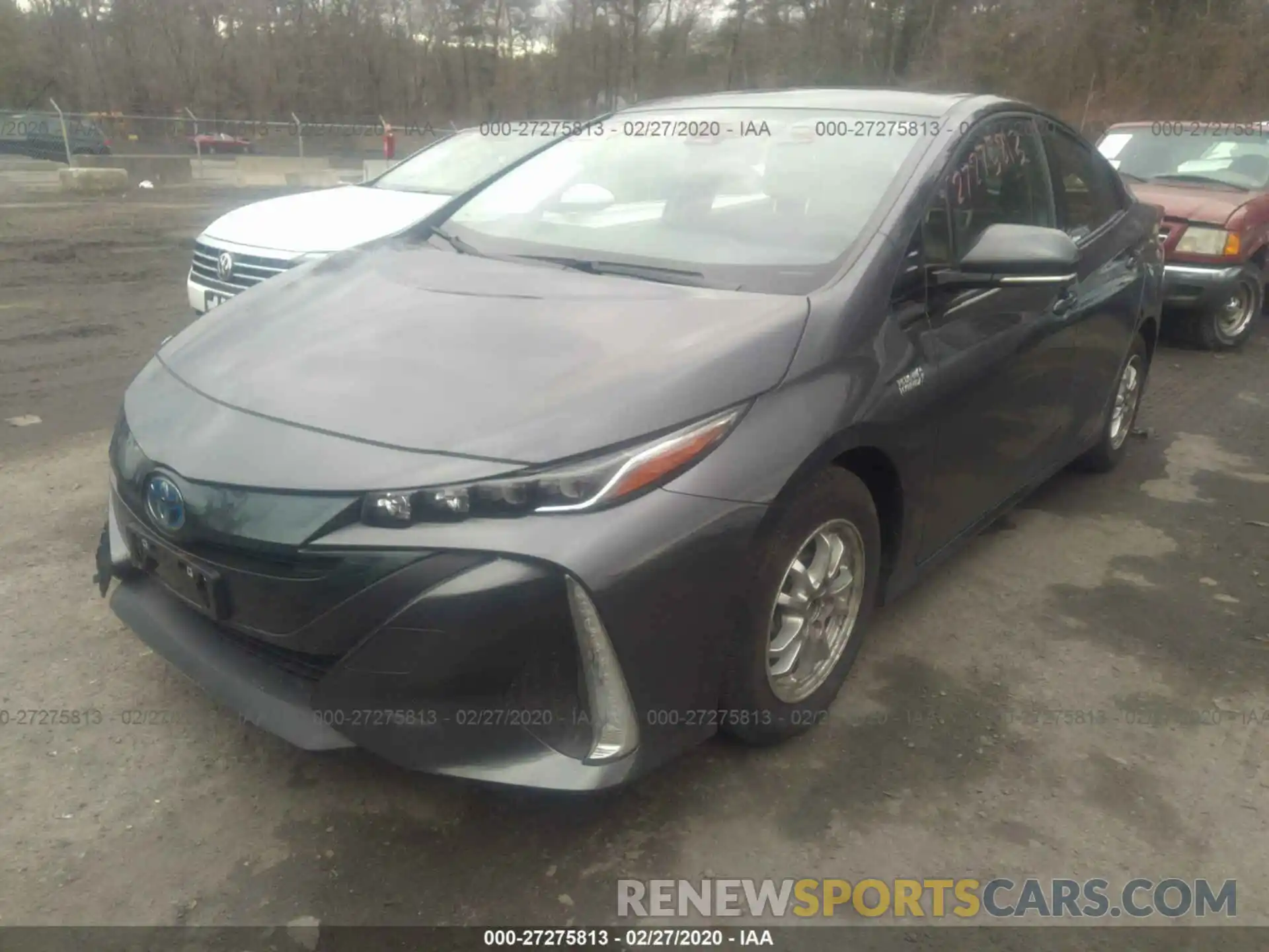 2 Photograph of a damaged car JTDKARFPXK3114832 TOYOTA PRIUS PRIME 2019