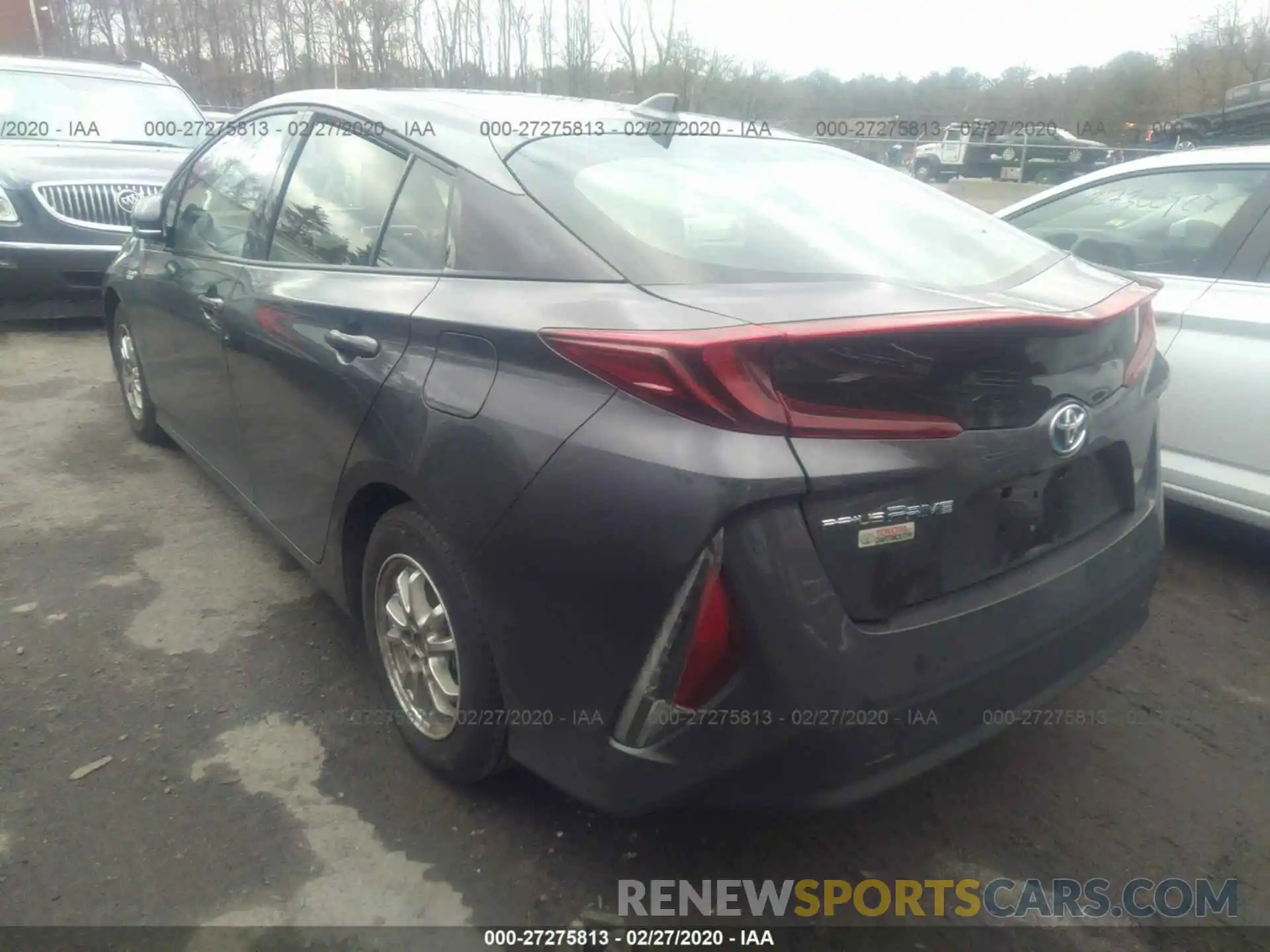 3 Photograph of a damaged car JTDKARFPXK3114832 TOYOTA PRIUS PRIME 2019