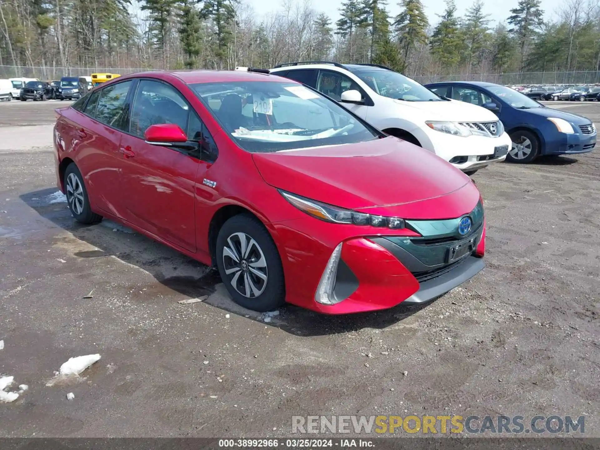 1 Photograph of a damaged car JTDKARFPXK3115611 TOYOTA PRIUS PRIME 2019