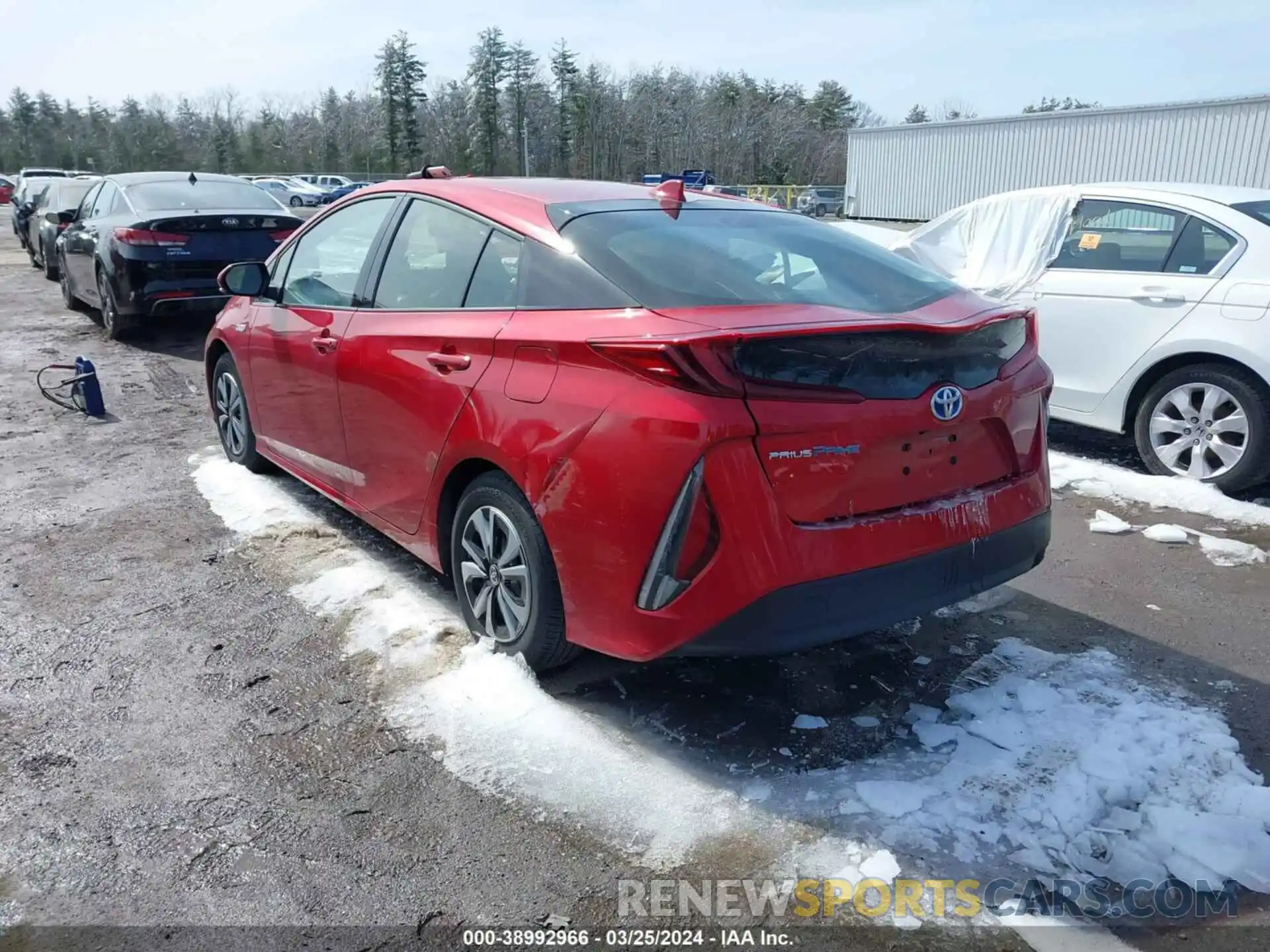 3 Photograph of a damaged car JTDKARFPXK3115611 TOYOTA PRIUS PRIME 2019