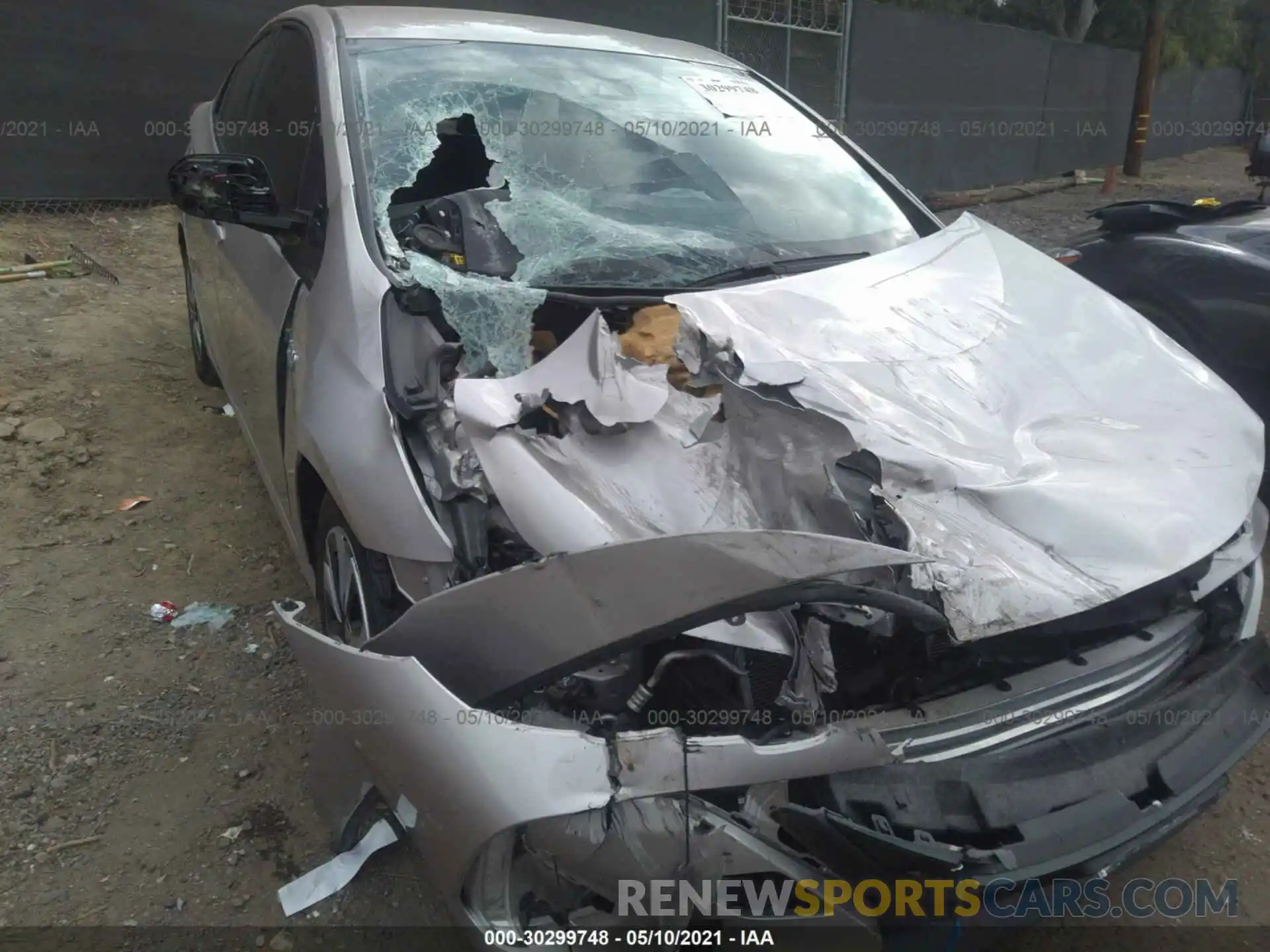 6 Photograph of a damaged car JTDKARFPXK3119559 TOYOTA PRIUS PRIME 2019