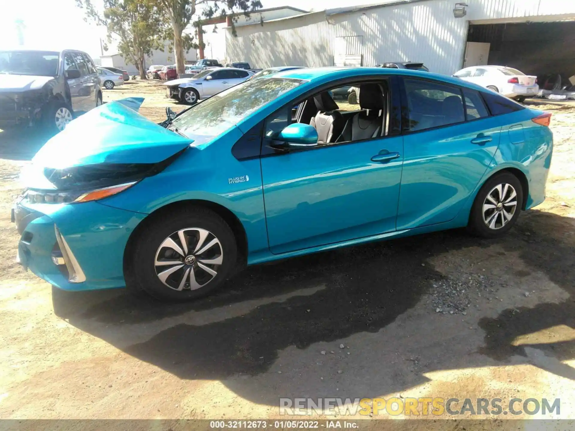 2 Photograph of a damaged car JTDKARFPXK3119948 TOYOTA PRIUS PRIME 2019