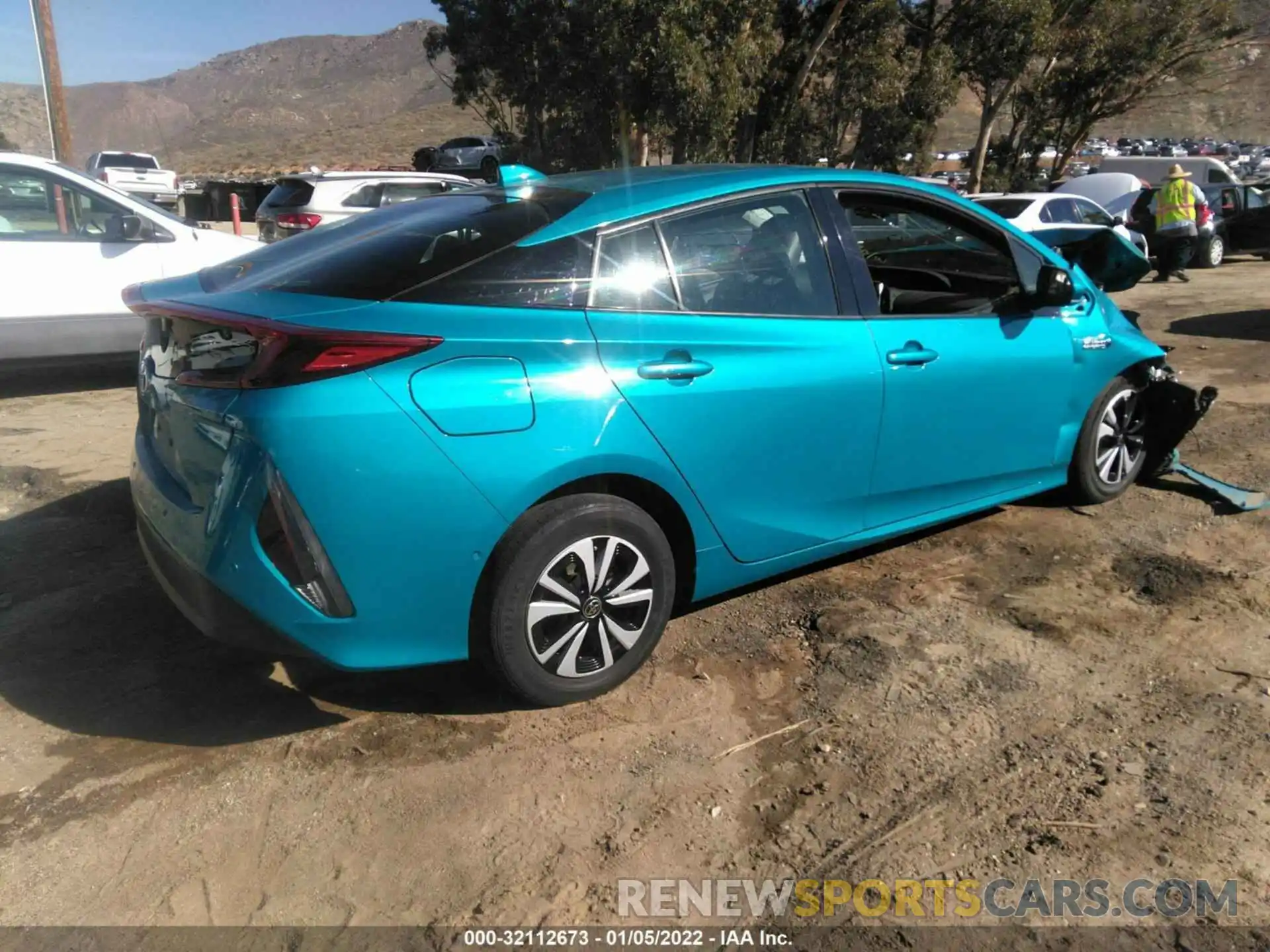 4 Photograph of a damaged car JTDKARFPXK3119948 TOYOTA PRIUS PRIME 2019