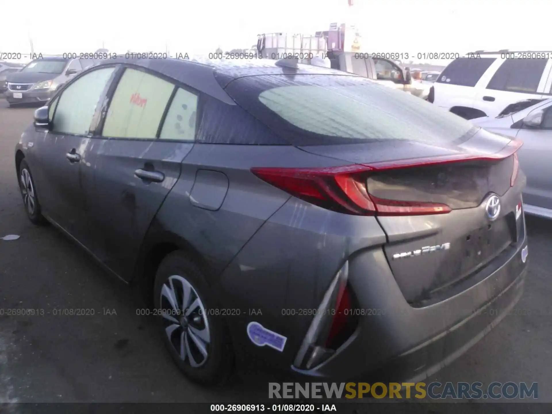 3 Photograph of a damaged car JTDKARFPXK3119979 TOYOTA PRIUS PRIME 2019