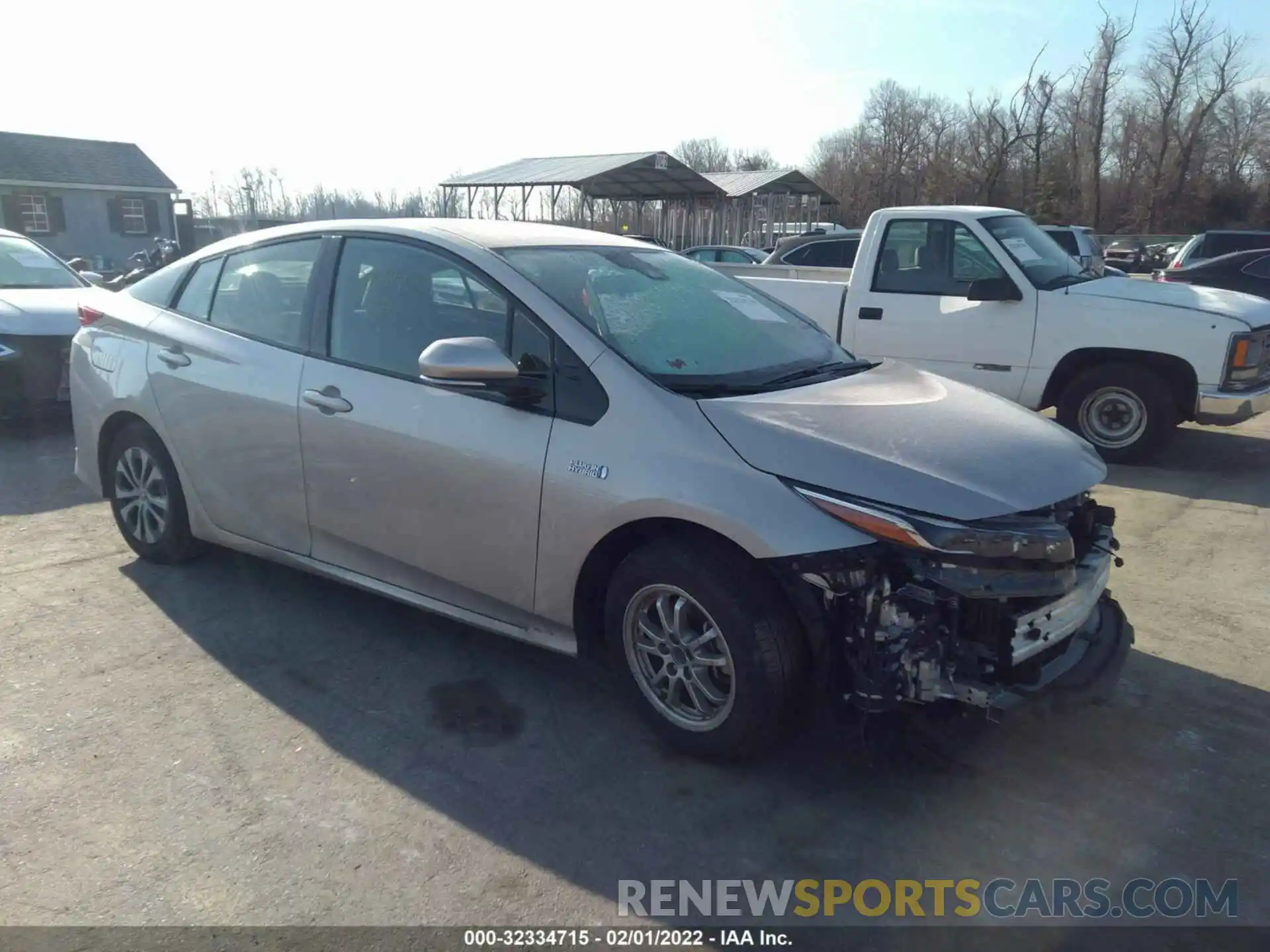 1 Photograph of a damaged car JTDKARFP0L3125582 TOYOTA PRIUS PRIME 2020