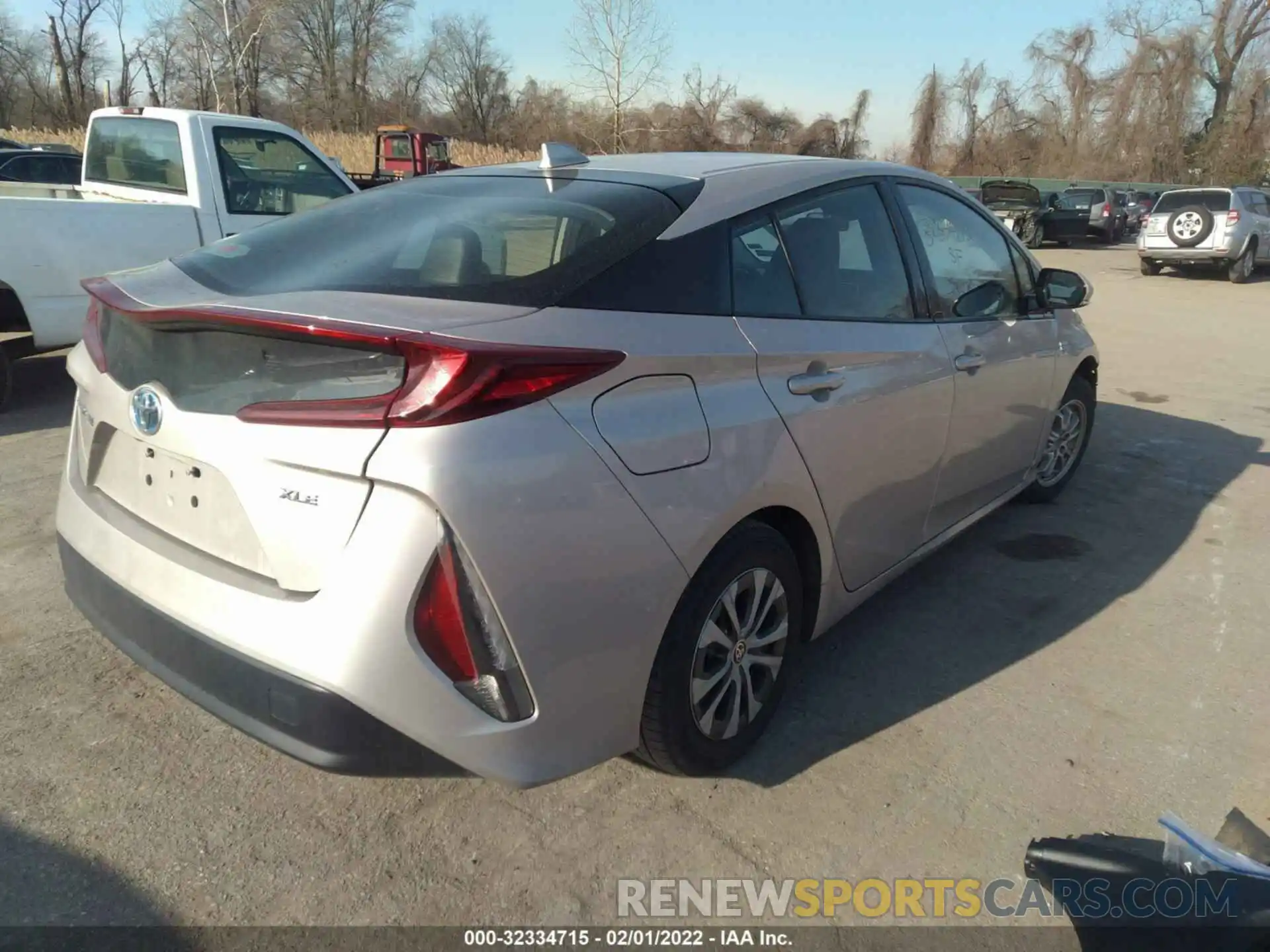 4 Фотография поврежденного автомобиля JTDKARFP0L3125582 TOYOTA PRIUS PRIME 2020