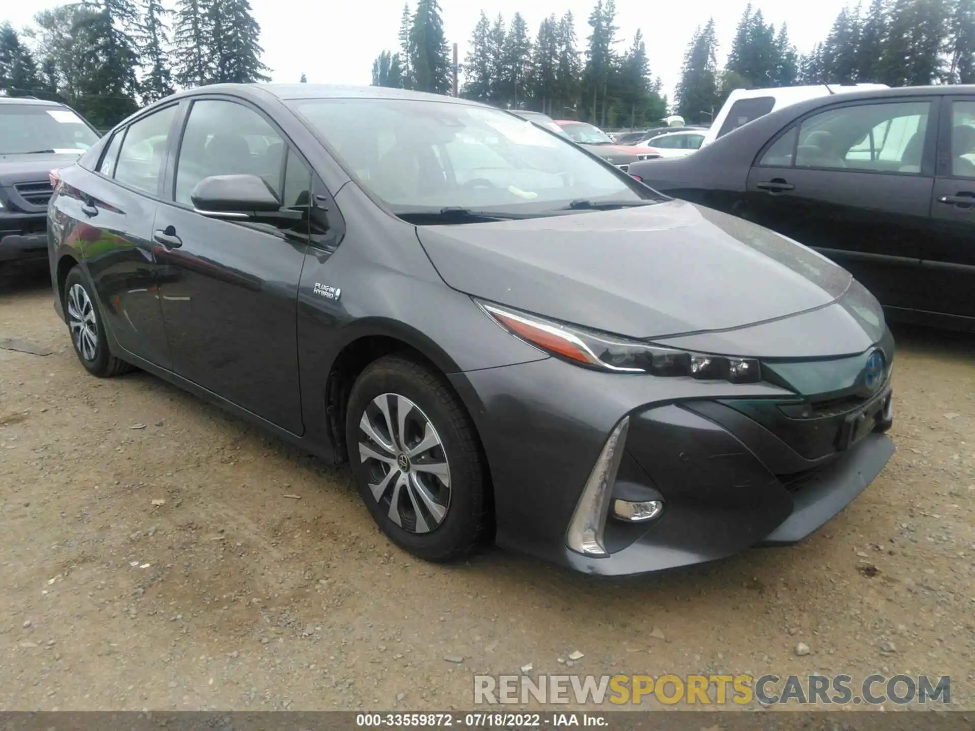 1 Photograph of a damaged car JTDKARFP0L3129342 TOYOTA PRIUS PRIME 2020