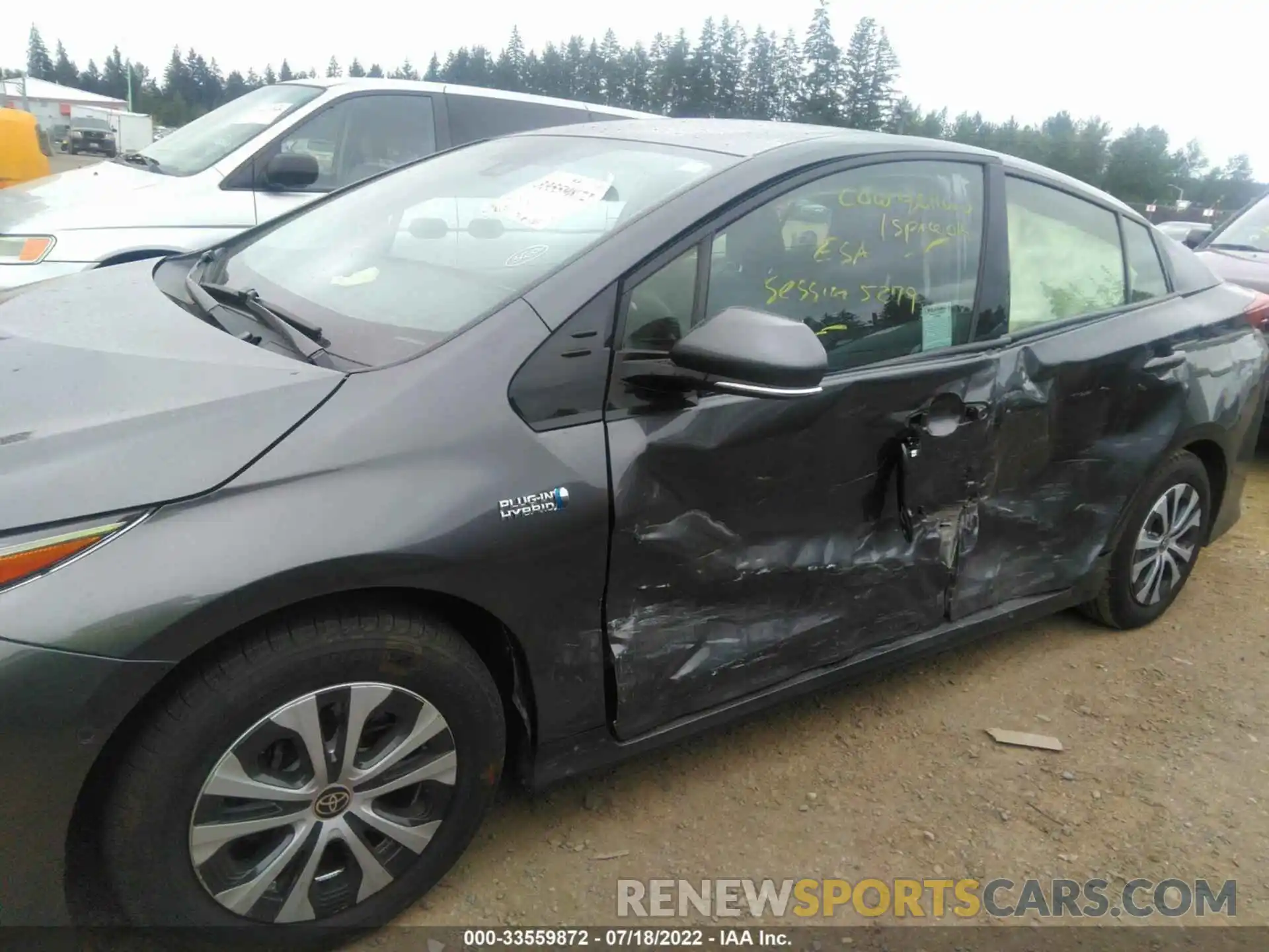 6 Photograph of a damaged car JTDKARFP0L3129342 TOYOTA PRIUS PRIME 2020