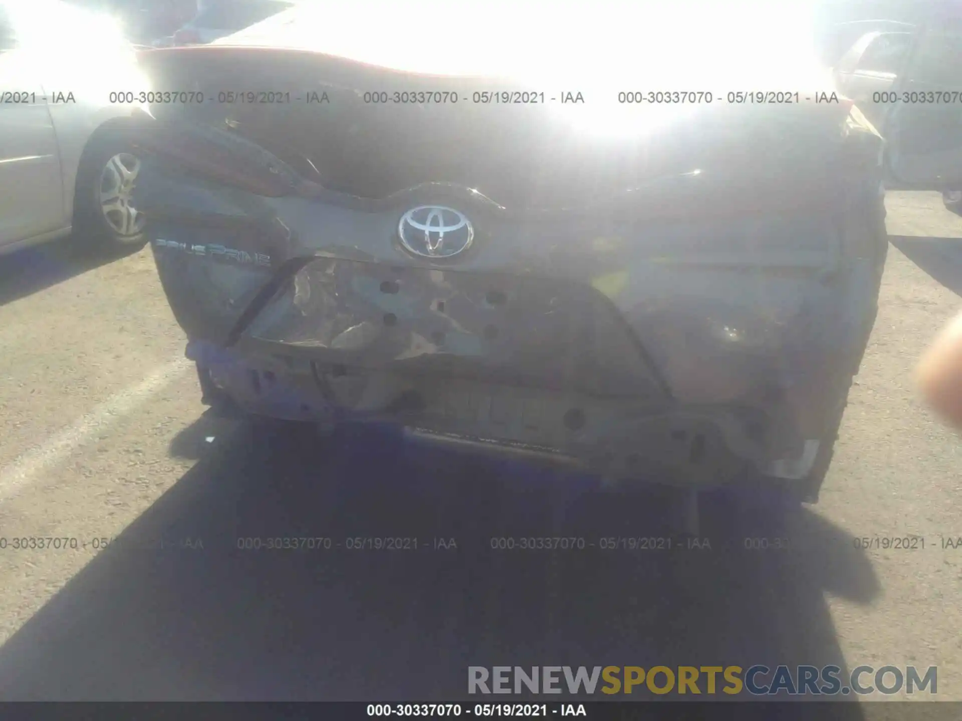 6 Photograph of a damaged car JTDKARFP0L3130488 TOYOTA PRIUS PRIME 2020