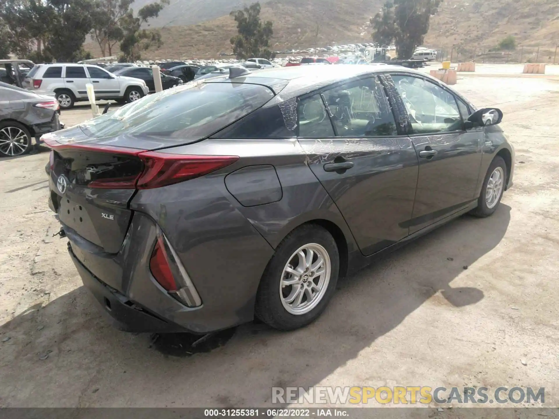 4 Photograph of a damaged car JTDKARFP0L3135934 TOYOTA PRIUS PRIME 2020