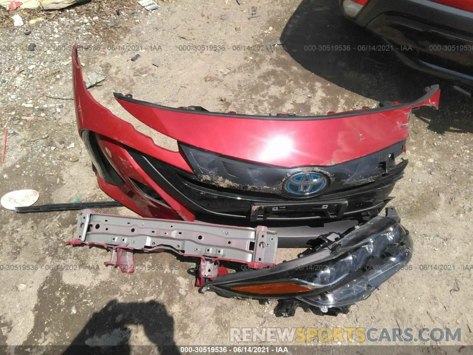 12 Photograph of a damaged car JTDKARFP0L3136761 TOYOTA PRIUS PRIME 2020